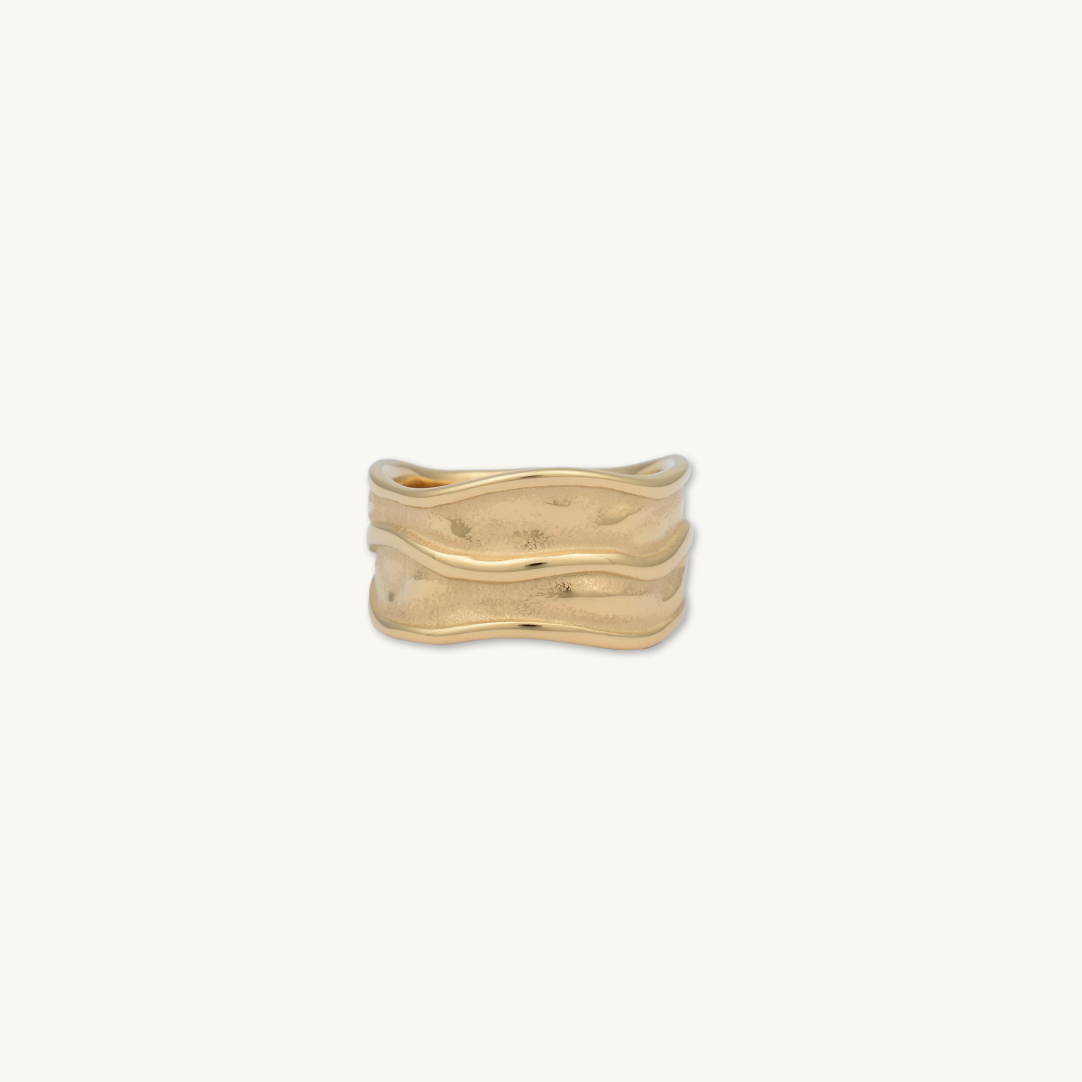 Ripple Thick Statement Ring