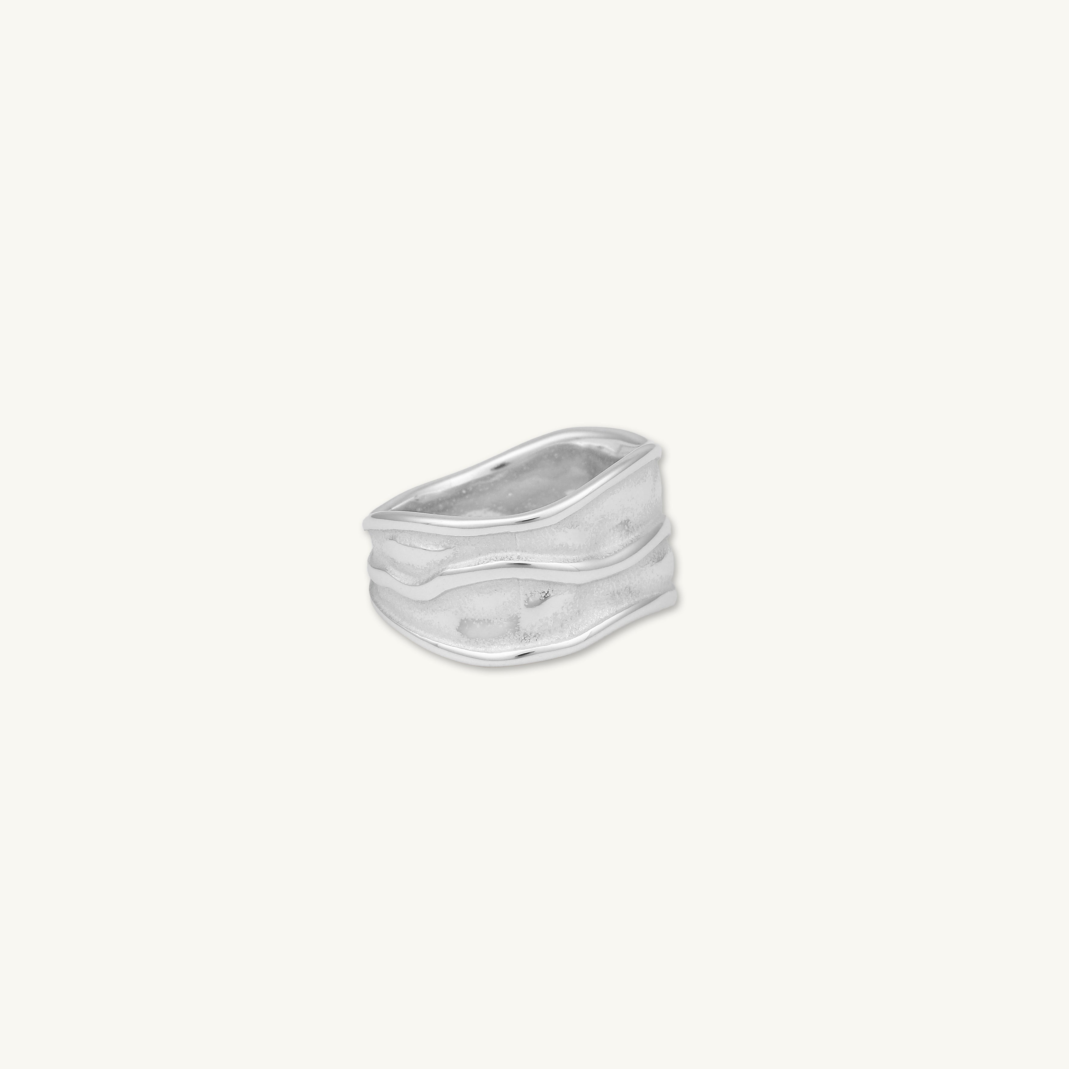 Ripple Thick Statement Ring