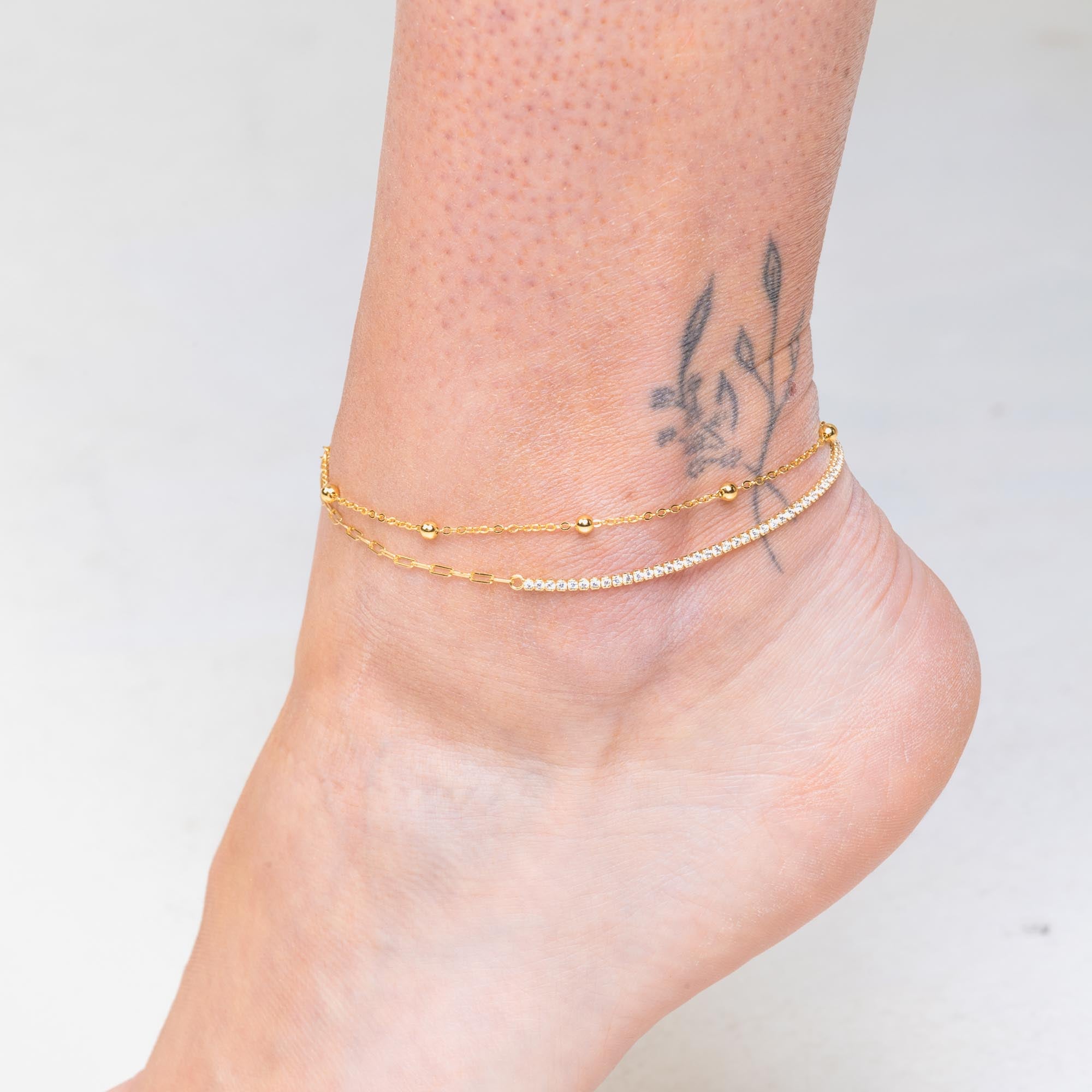 Tennis Link Chain Anklet