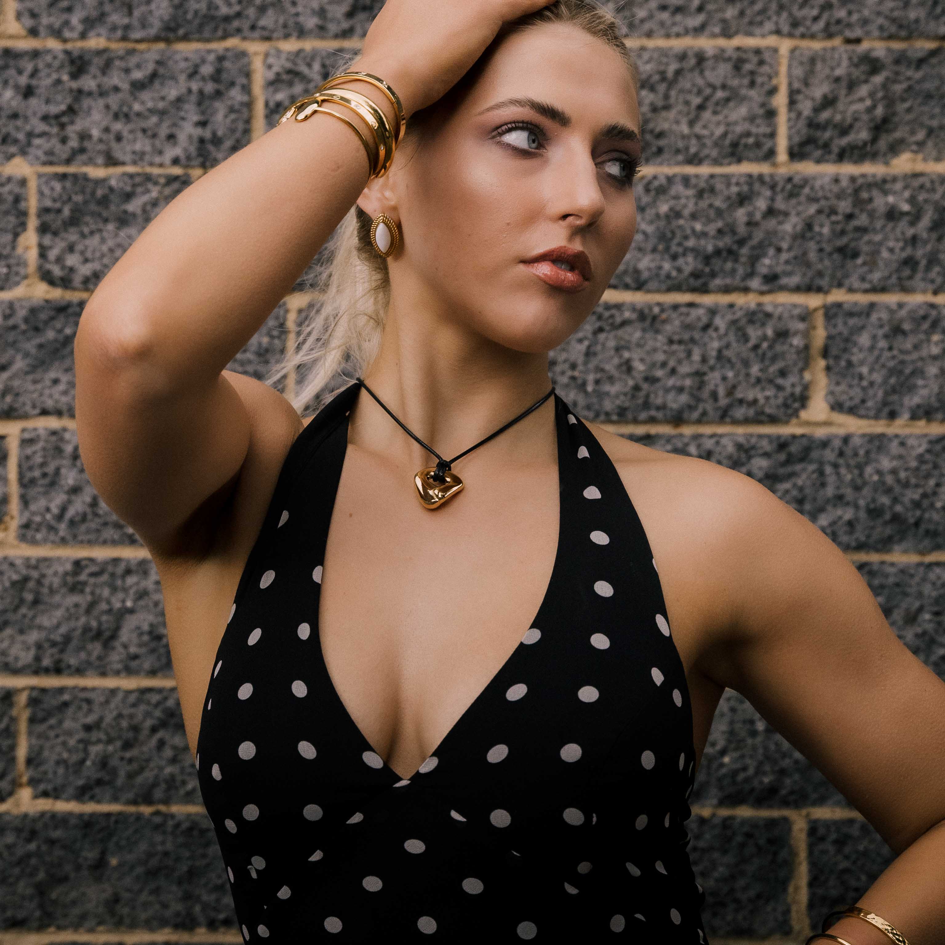 Gia Circle Cord Necklace