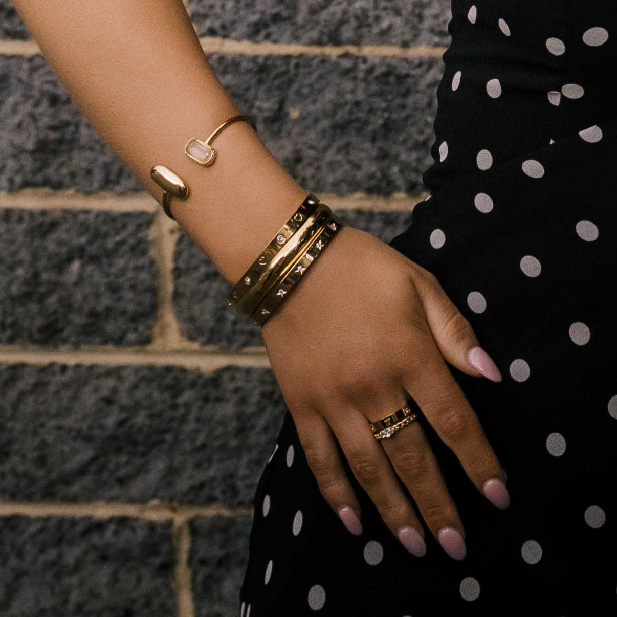 Vanessa Sapphire Open Cuff Bangle