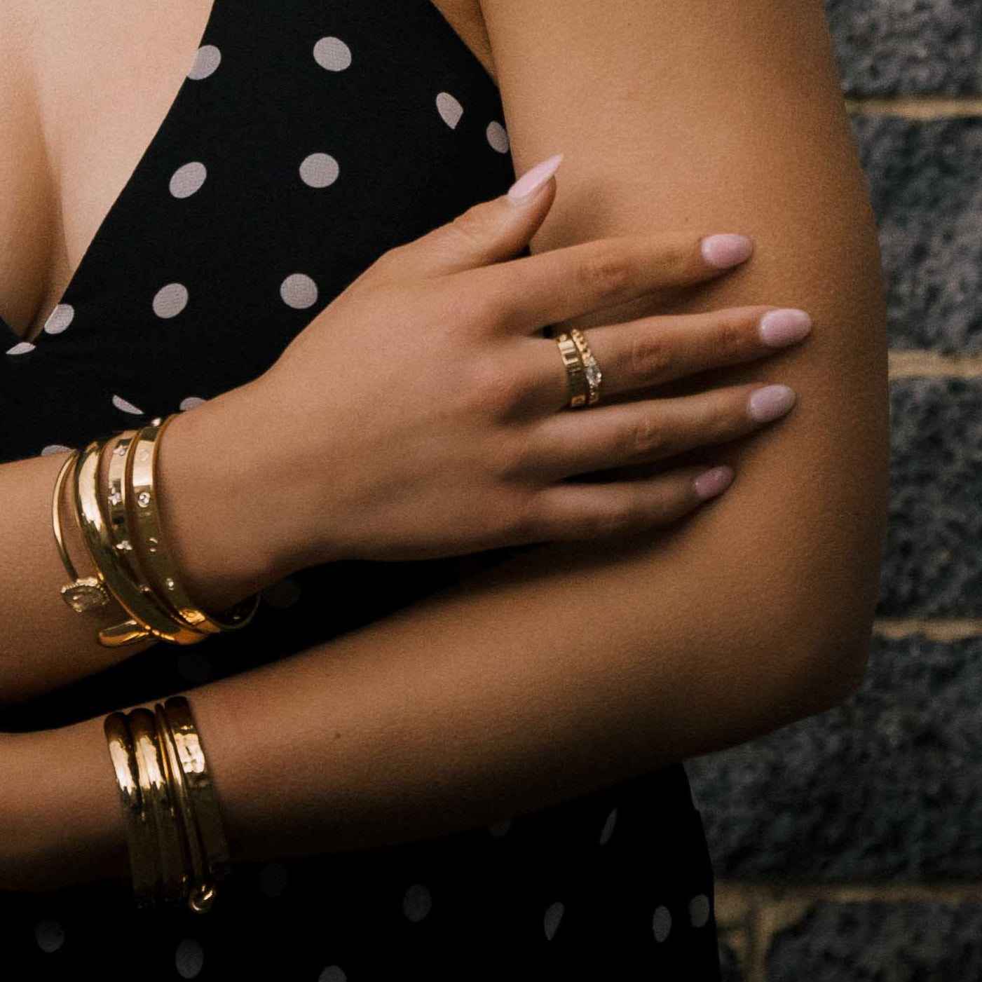 Unisex Cross Sapphire Statement Ring
