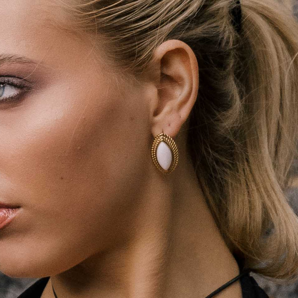 Freya Vintage Emerald Earrings