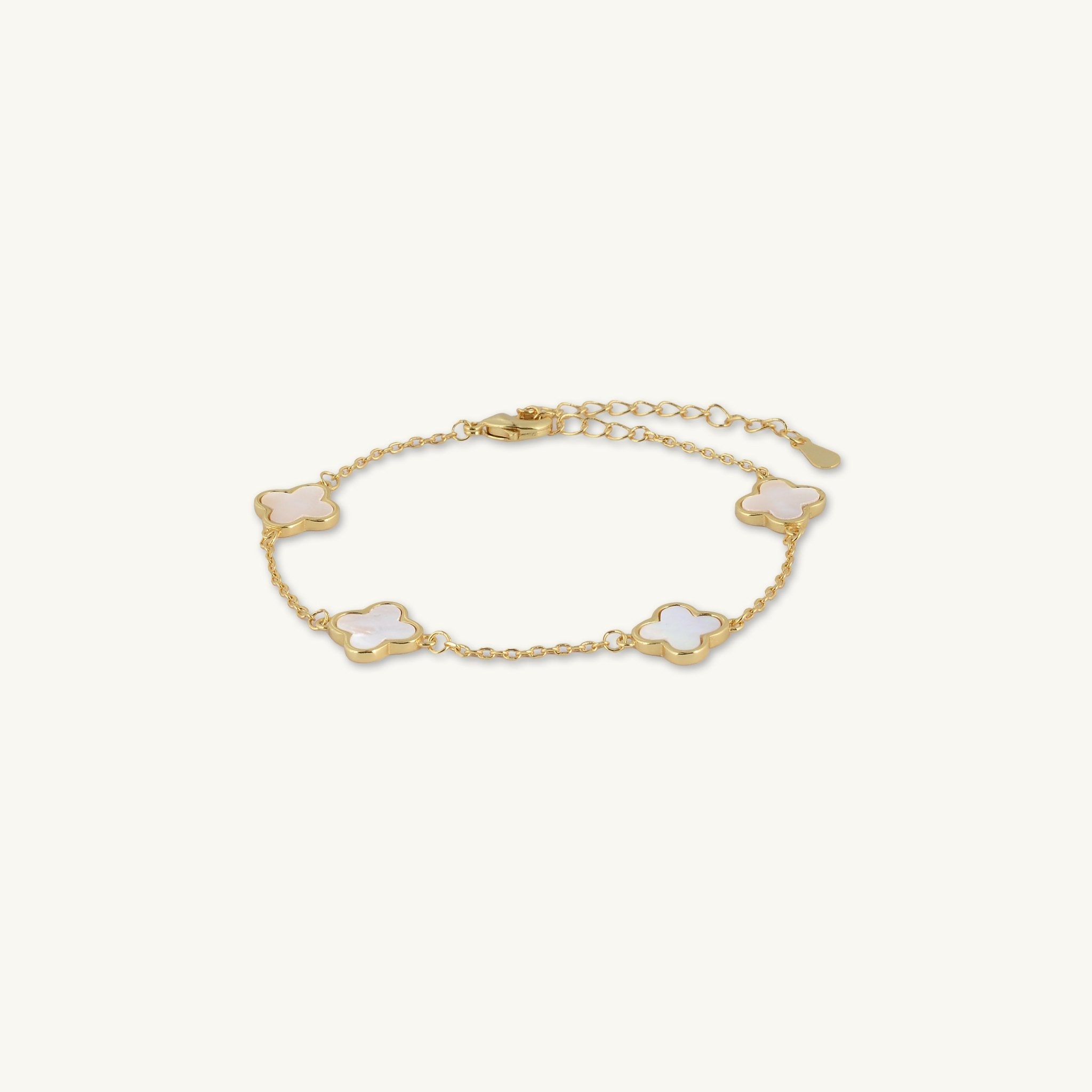 Clover Station MOP Bracelet - Camile & Stone