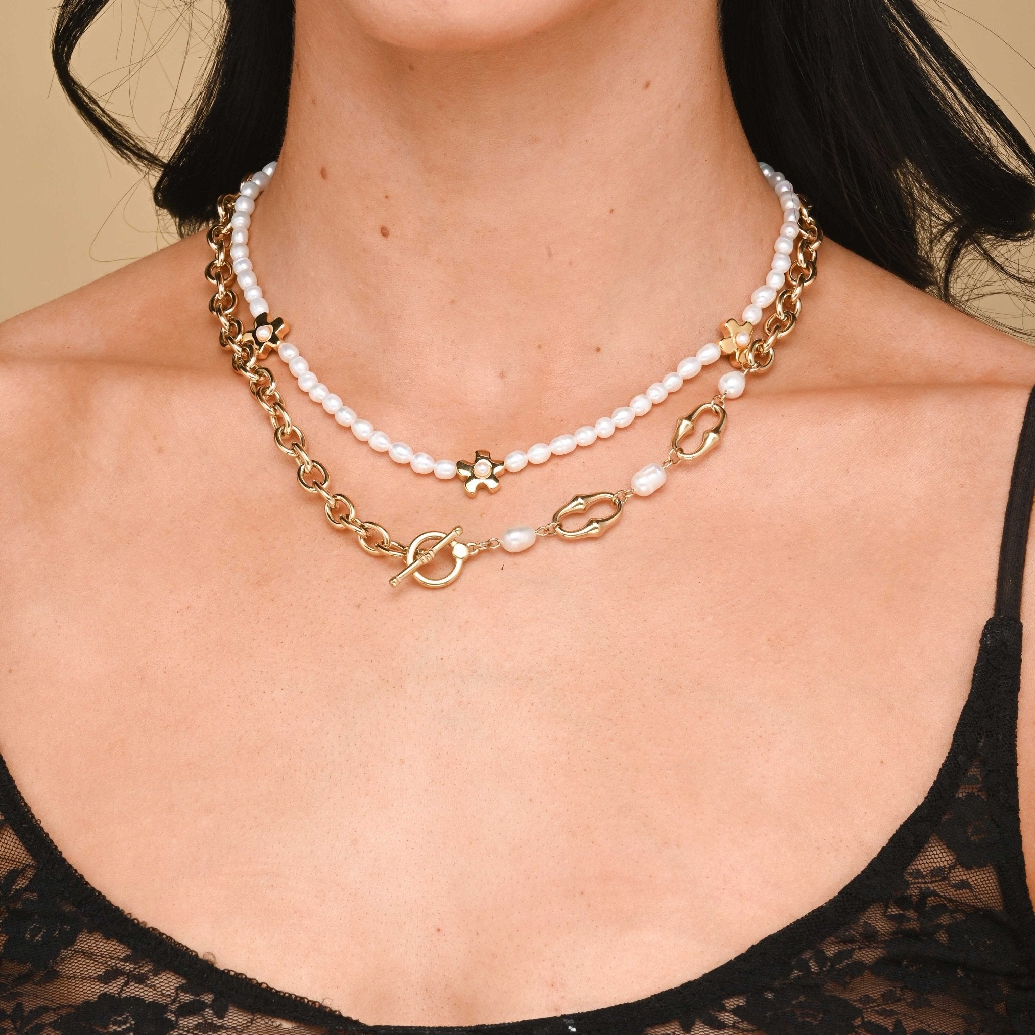 Daisy Freshwater Pearl Necklace - Camile & Stone