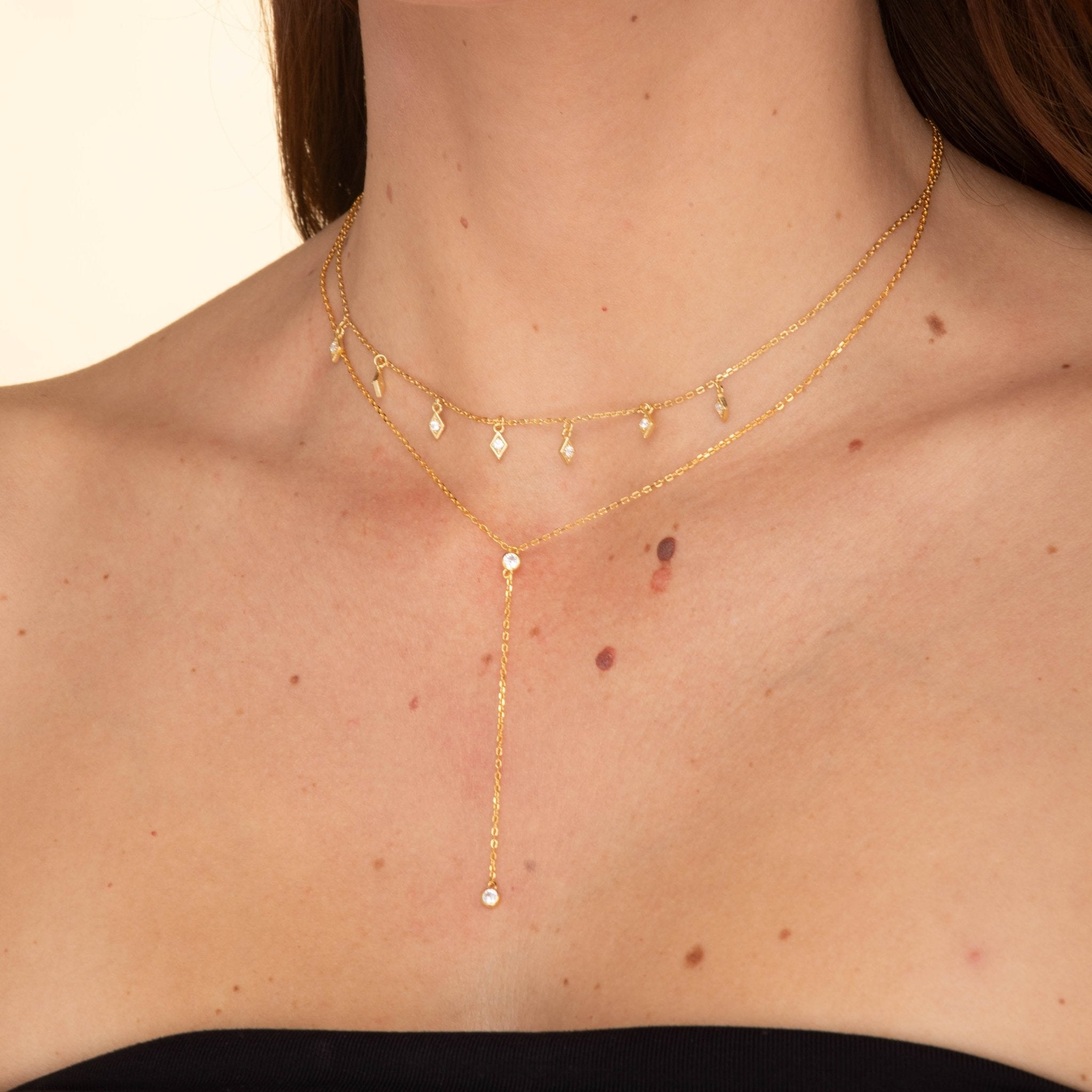 Dangling Kite Sapphire Necklace - Camile & Stone
