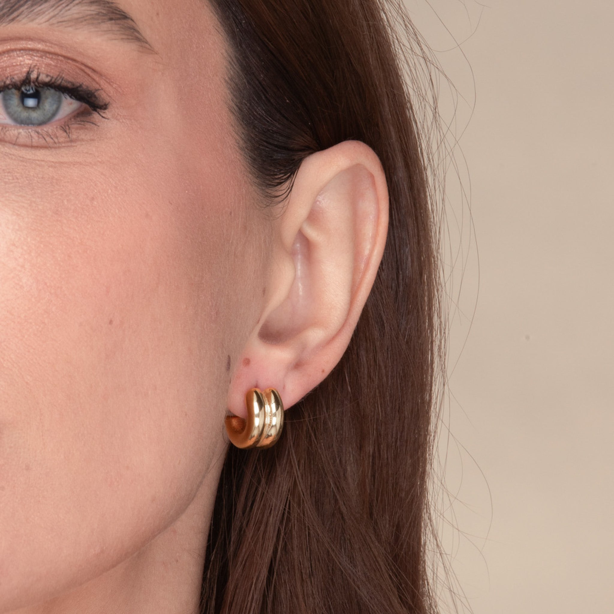 Eva Double C Earrings