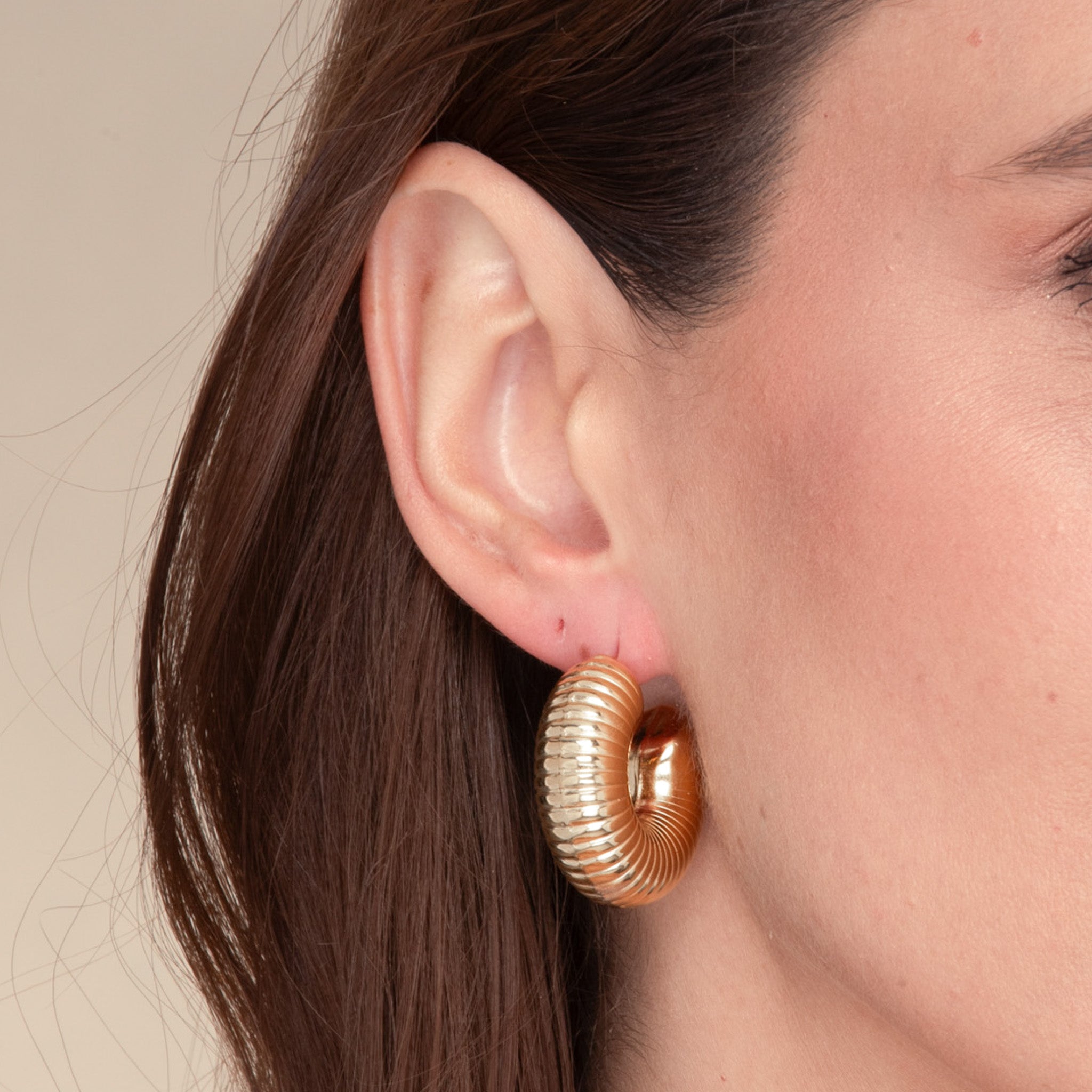 Leila Statement Tube Earrings