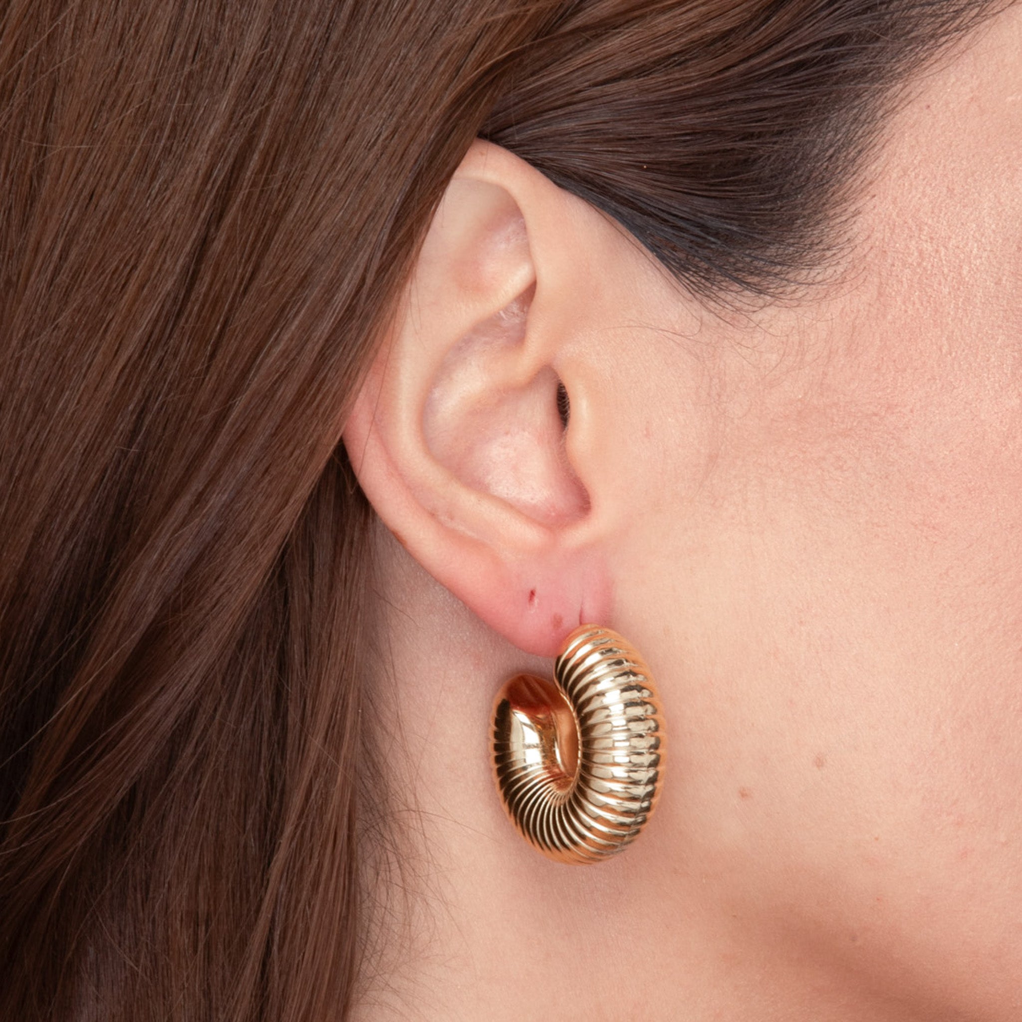 Leila Statement Tube Earrings