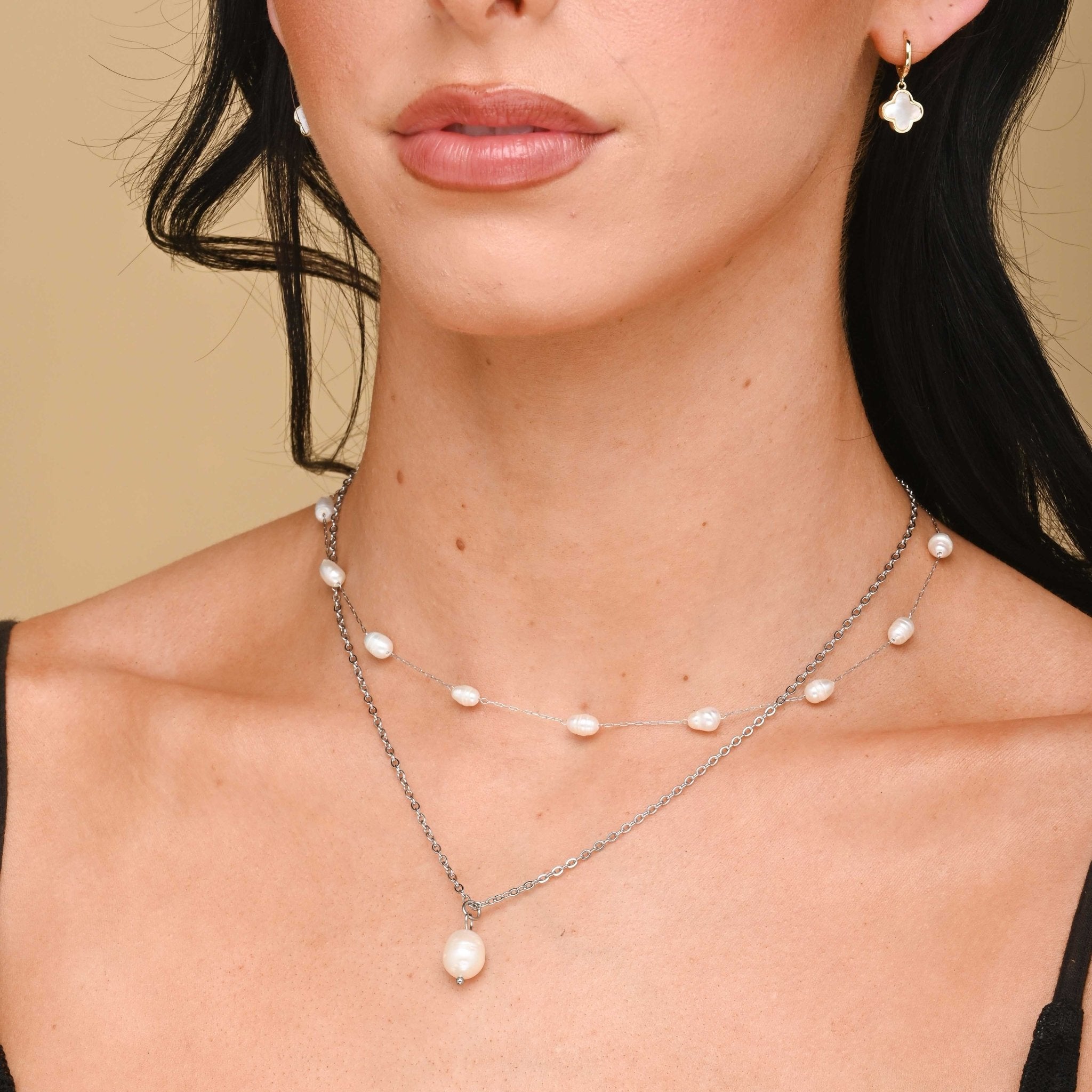 Freshwater Drop Pearl Necklace - Camile & Stone