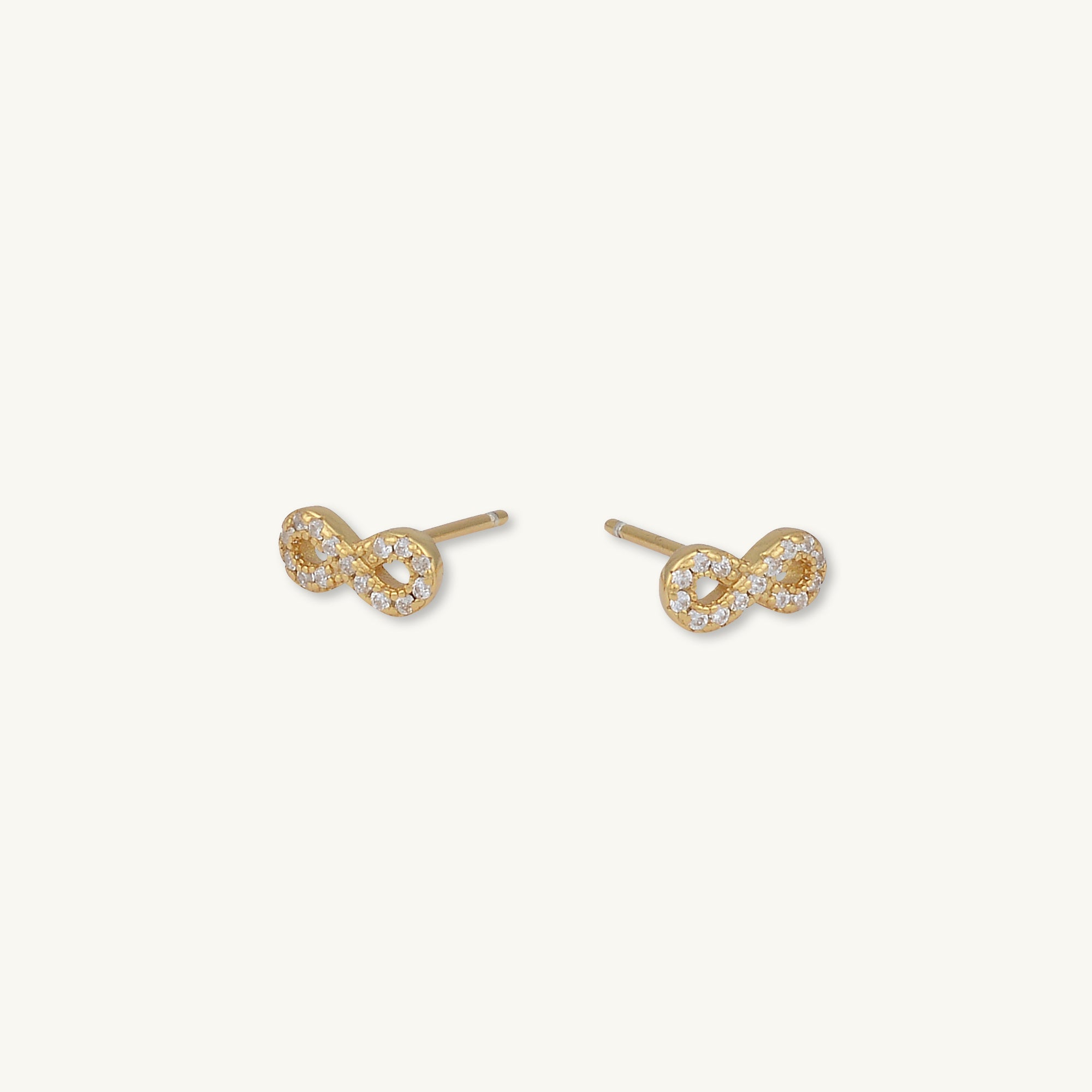Infinity Sapphire Stud Earrings - Camile & Stone