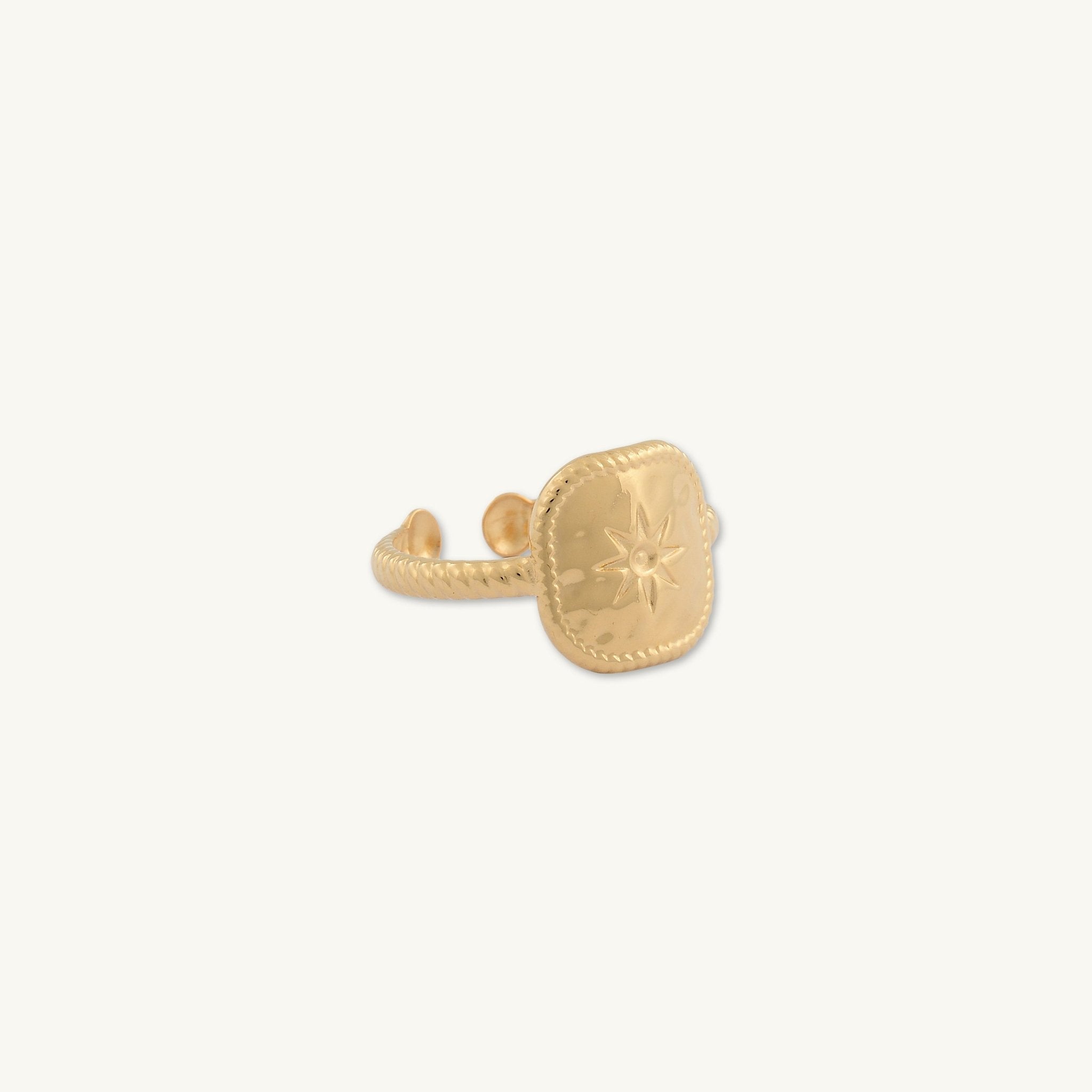 Inner Light Star Open Ring - Camile & Stone