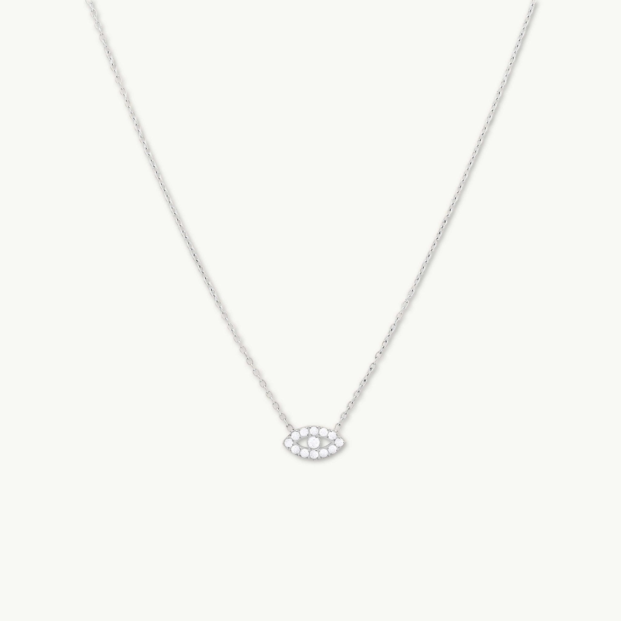 Ivy Evil Eye Sapphire Necklace - Camile & Stone