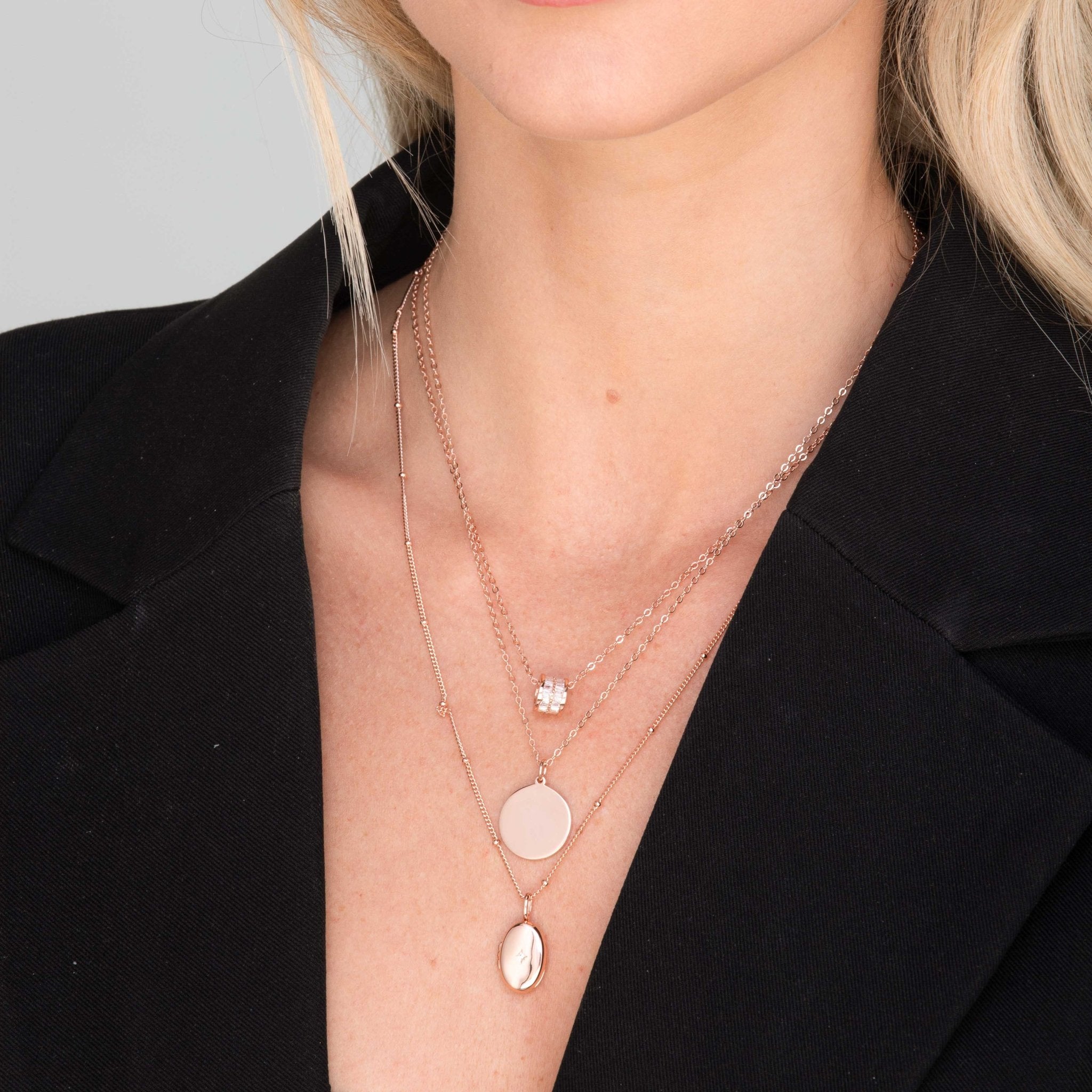 Medallion Coin Pendant Necklace - Camile & Stone