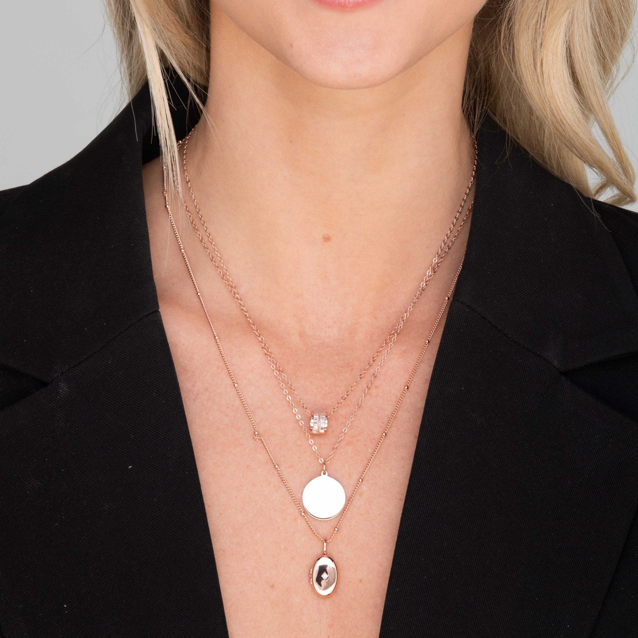 Medallion Coin Pendant Necklace - Camile & Stone