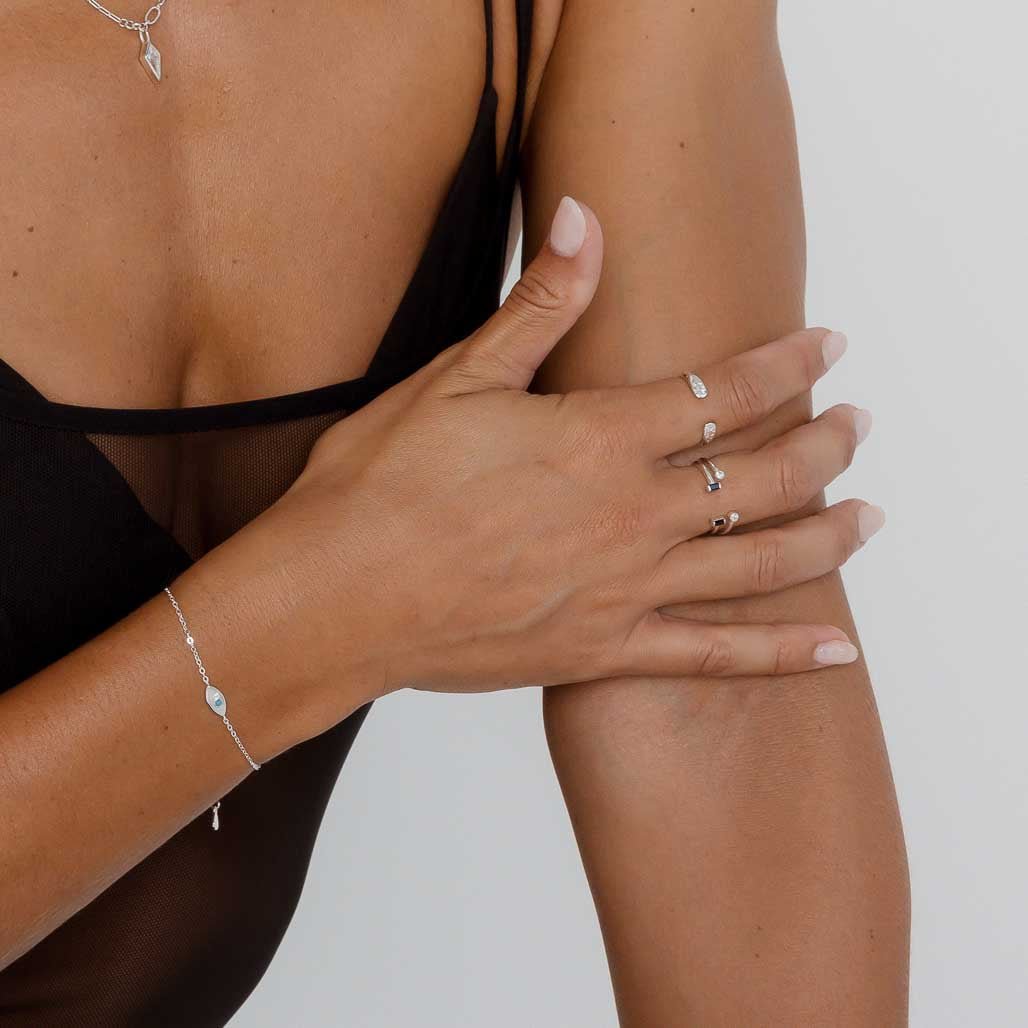 Molten Open Cuff Ring - Camile & Stone