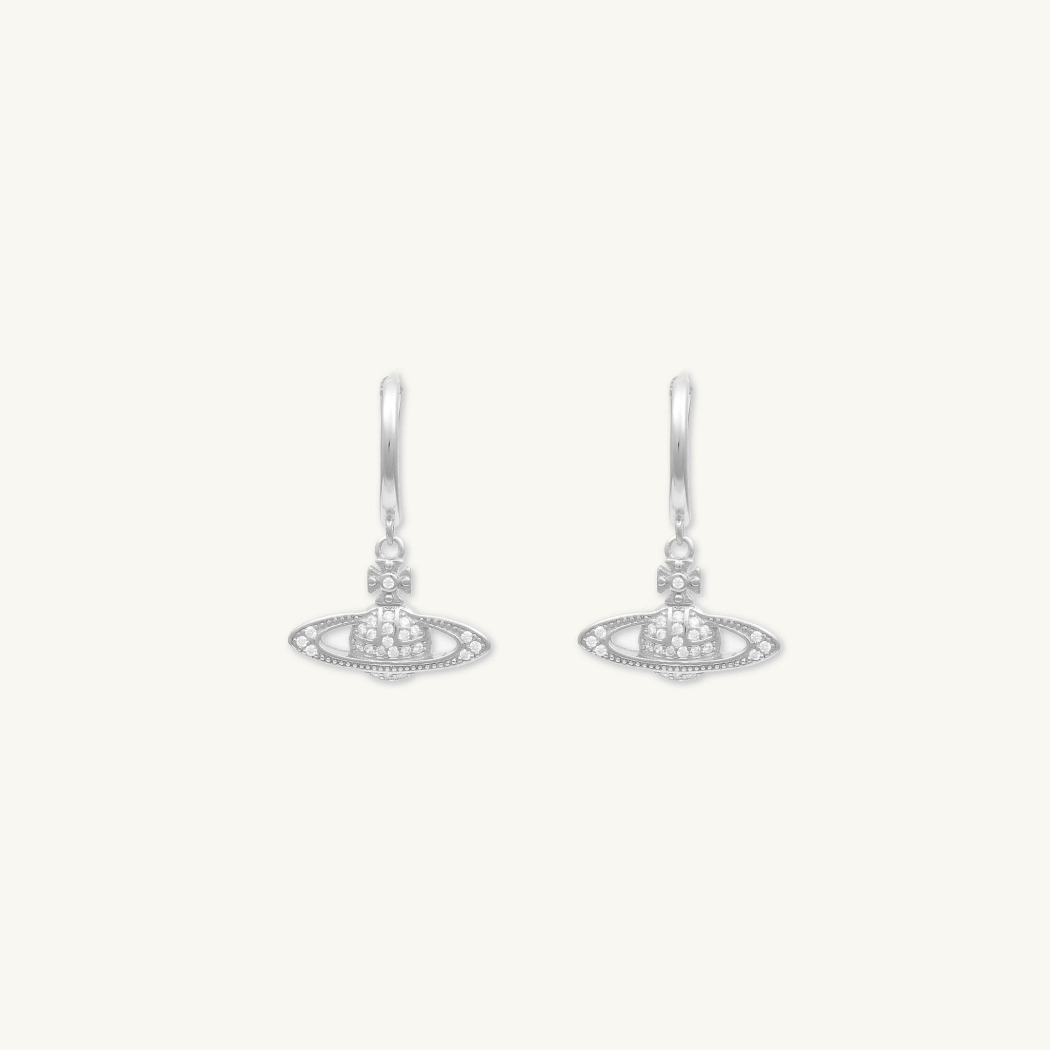 Saturn Planet Huggie Earrings - Camile & Stone