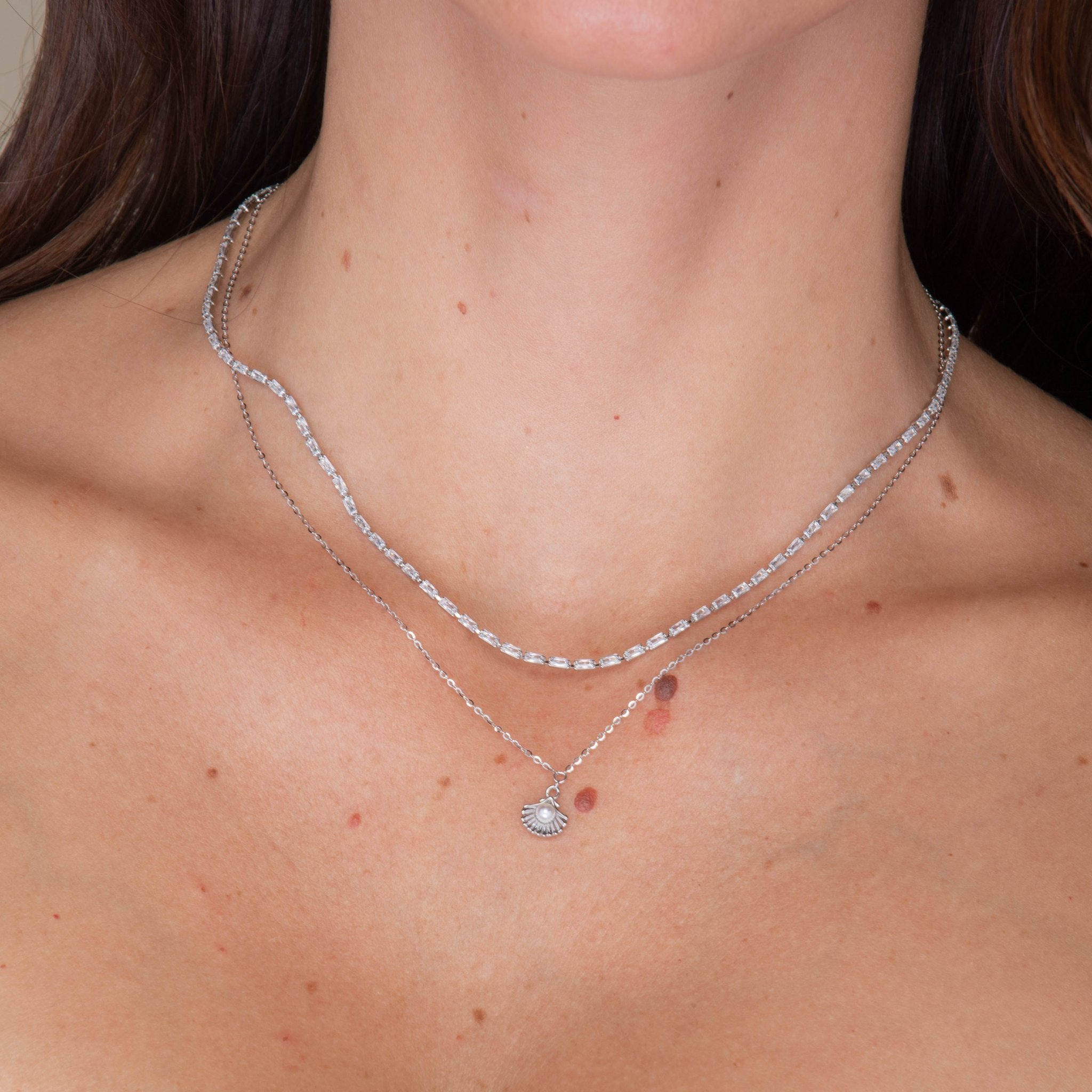 Shell Pearl Necklace - Camile & Stone