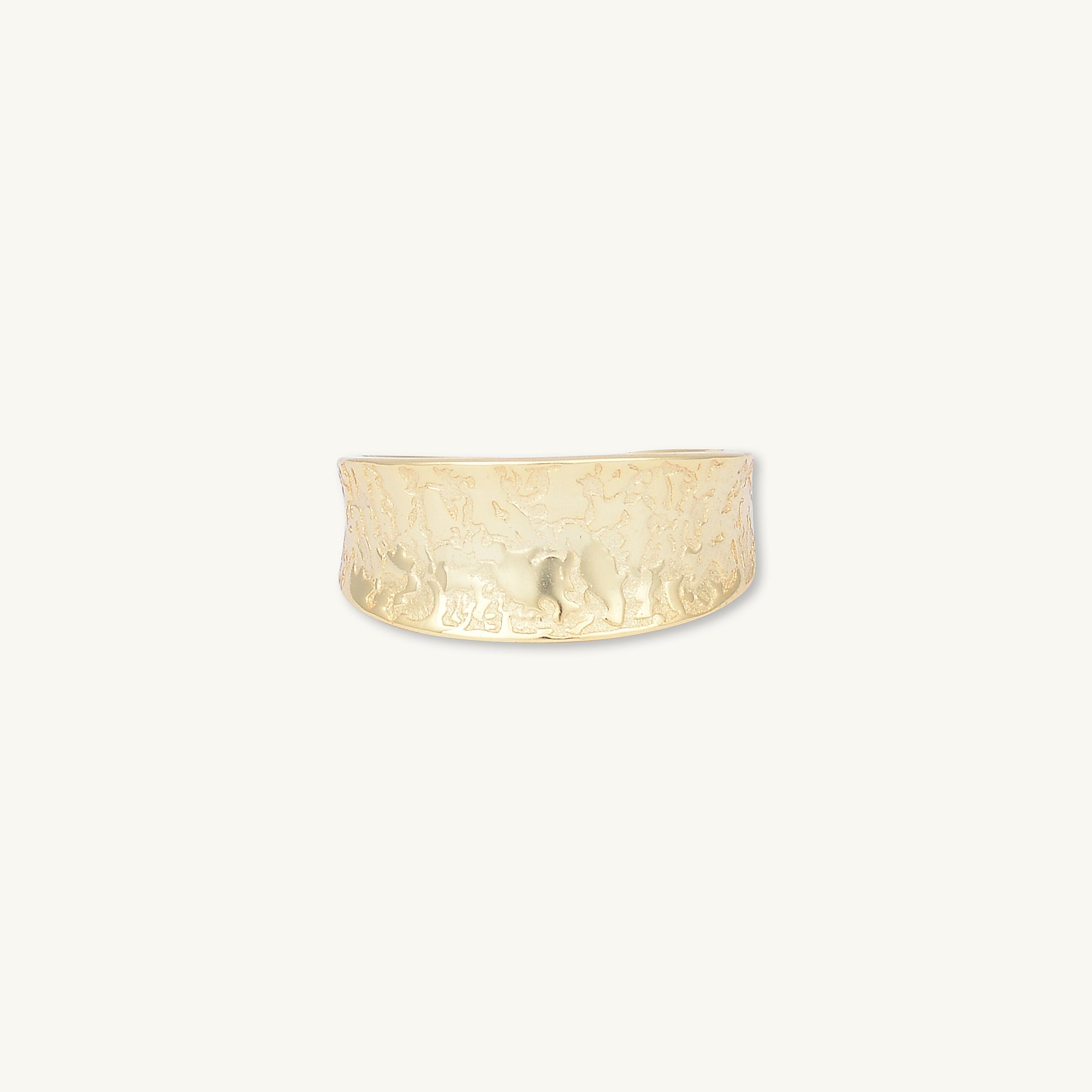 Statement Molten Open Ring - Camile & Stone
