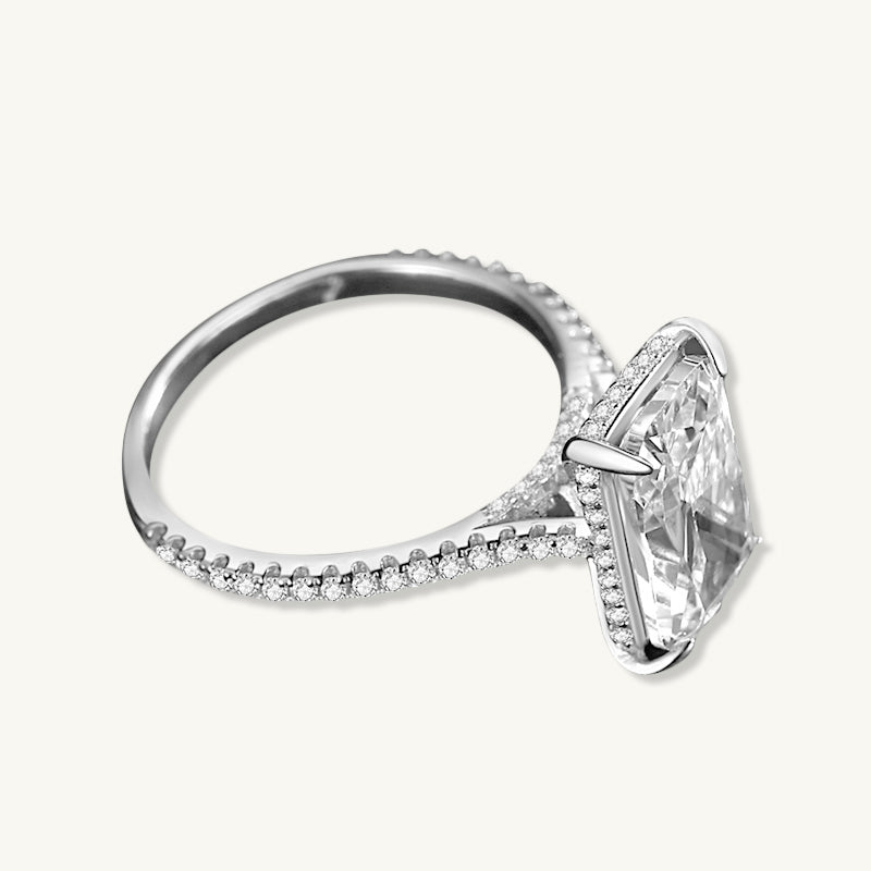 The Marbella Emerald Sapphire Engagement Ring - Camile & Stone