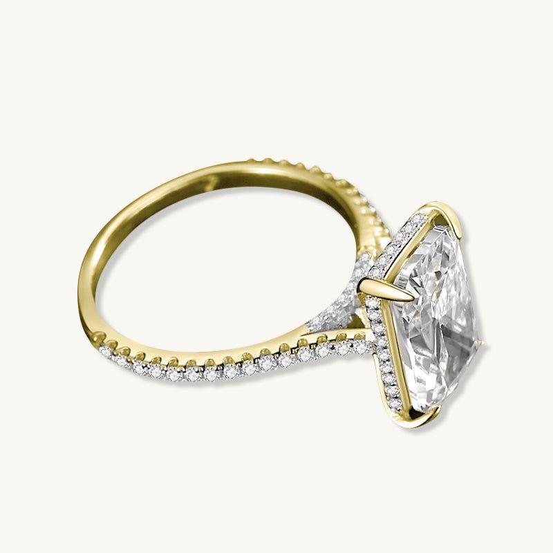 The Marbella Emerald Sapphire Engagement Ring - Camile & Stone