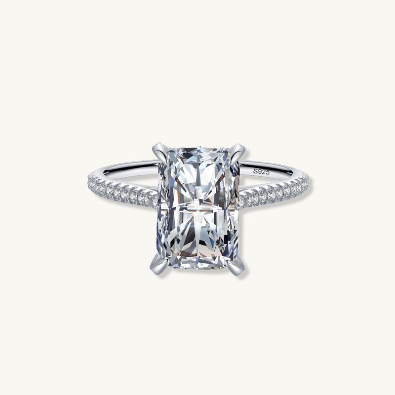The Marbella Emerald Sapphire Engagement Ring - Camile & Stone