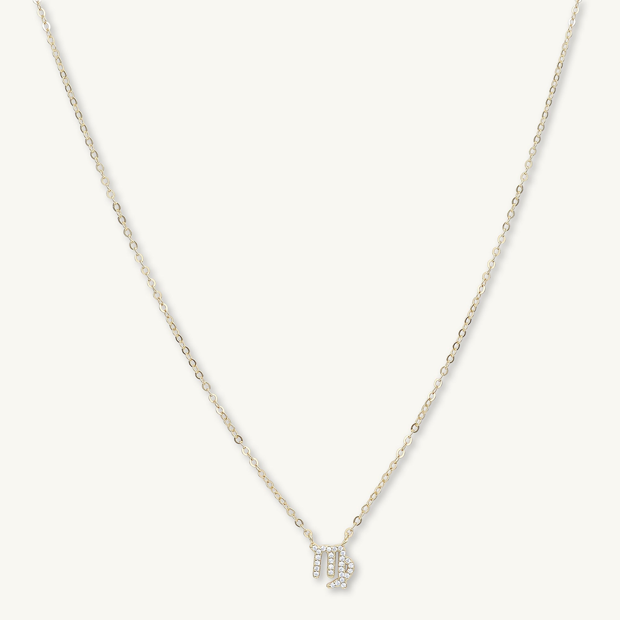 Virgo Sapphire Charm Zodiac Star Sign Necklace - Camile & Stone