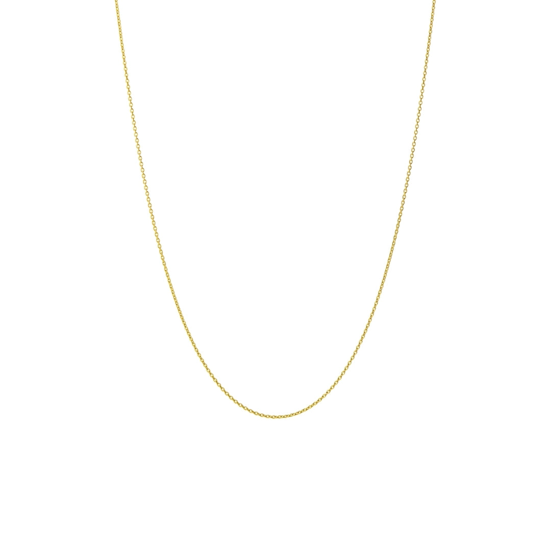 Fine Chain Necklace  - 18k Solid Yellow Gold