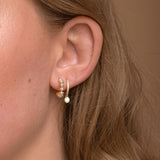 Classic Pearl Huggie Earrings