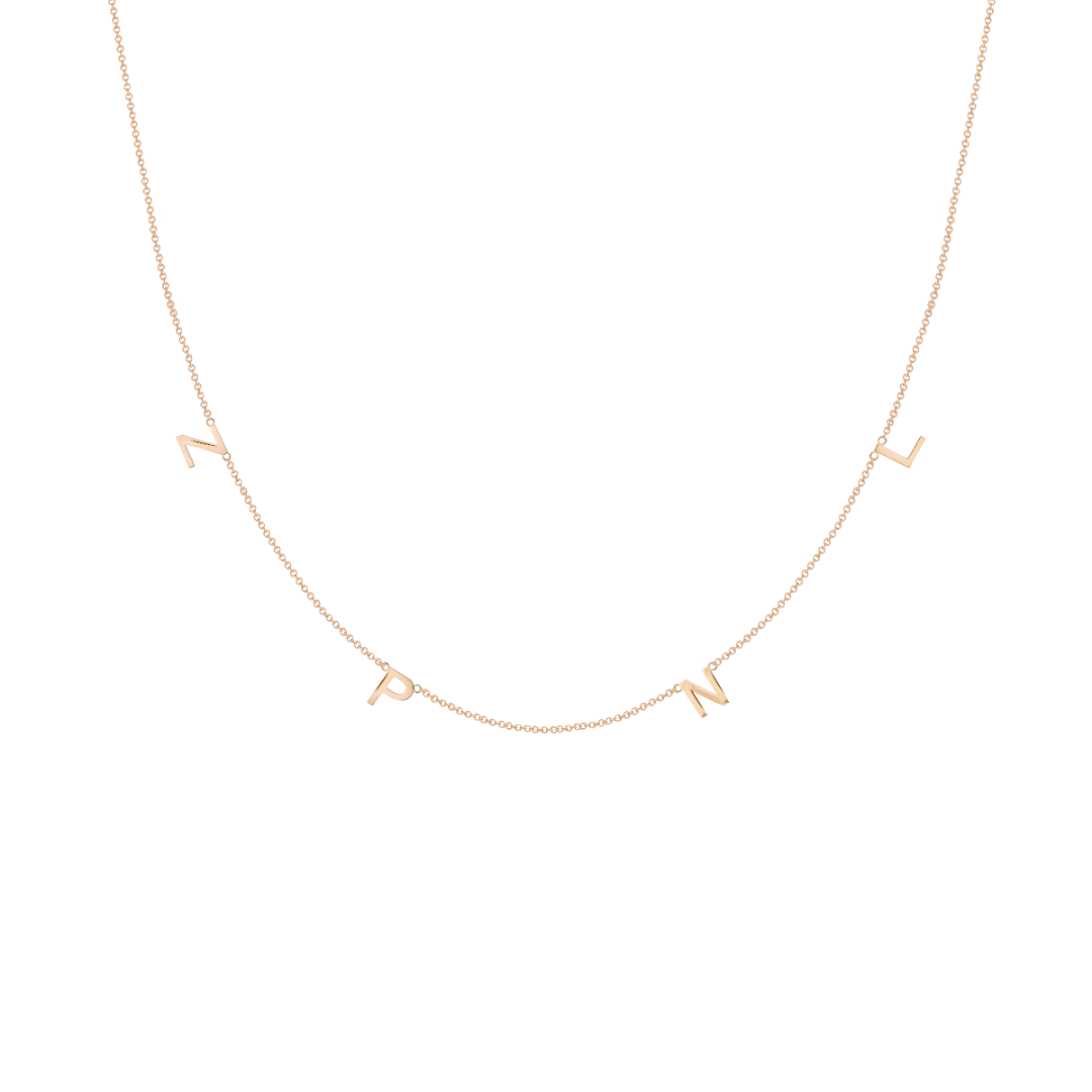 The Original Initial Letter Necklace