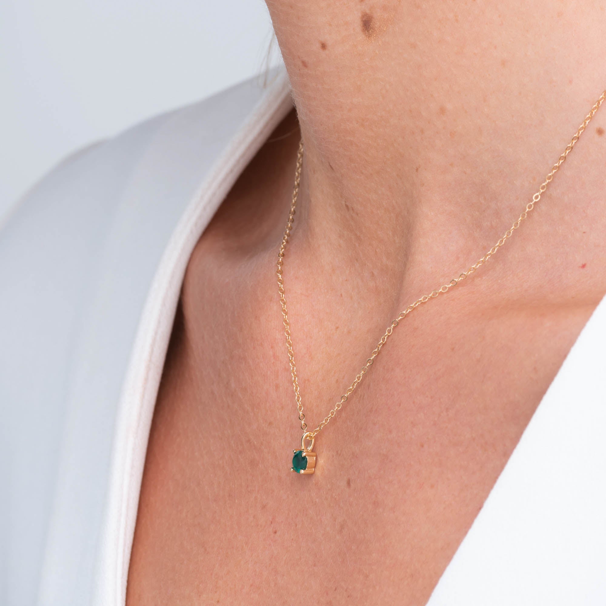 Classic Birthstone Necklace May