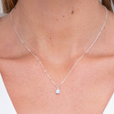 Classic Birthstone Necklace March