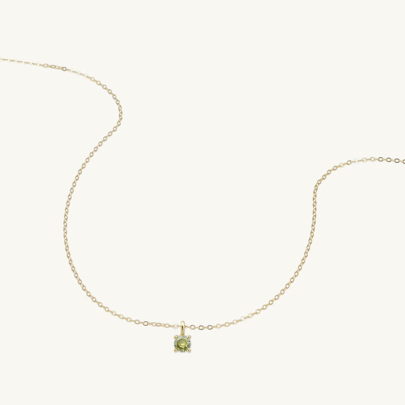 Classic Birthstone Necklace August