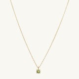 Classic Birthstone Necklace August
