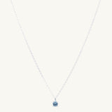 Classic Birthstone Necklace March