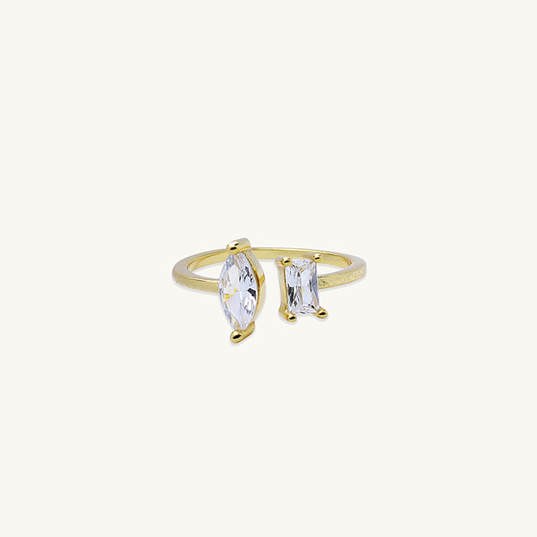 Marquise Open Band Ring