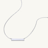 MUM Engraved Bar Necklace