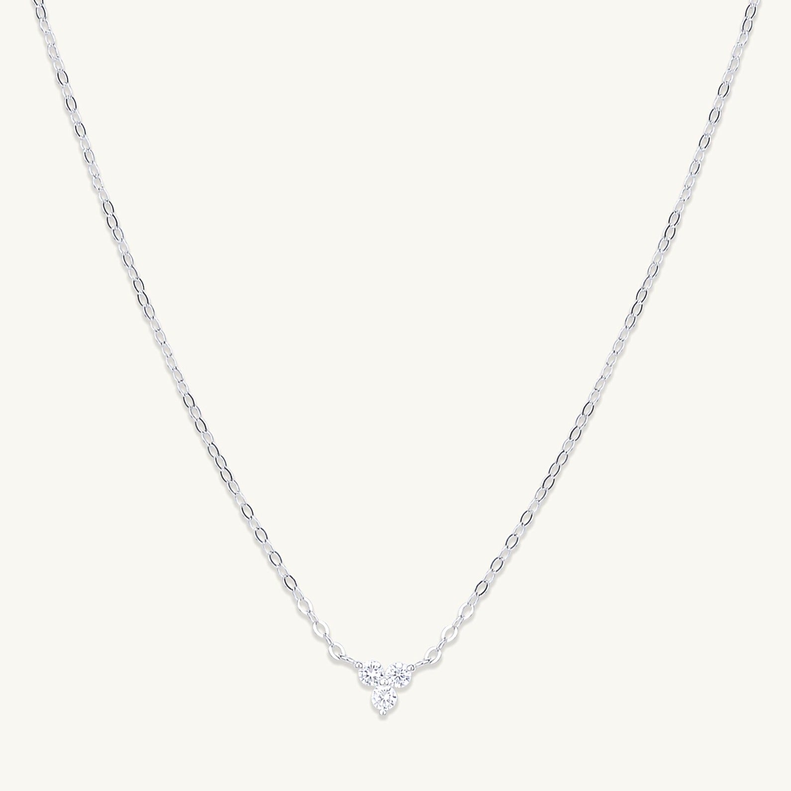 Lotus Sapphire Chain Necklace