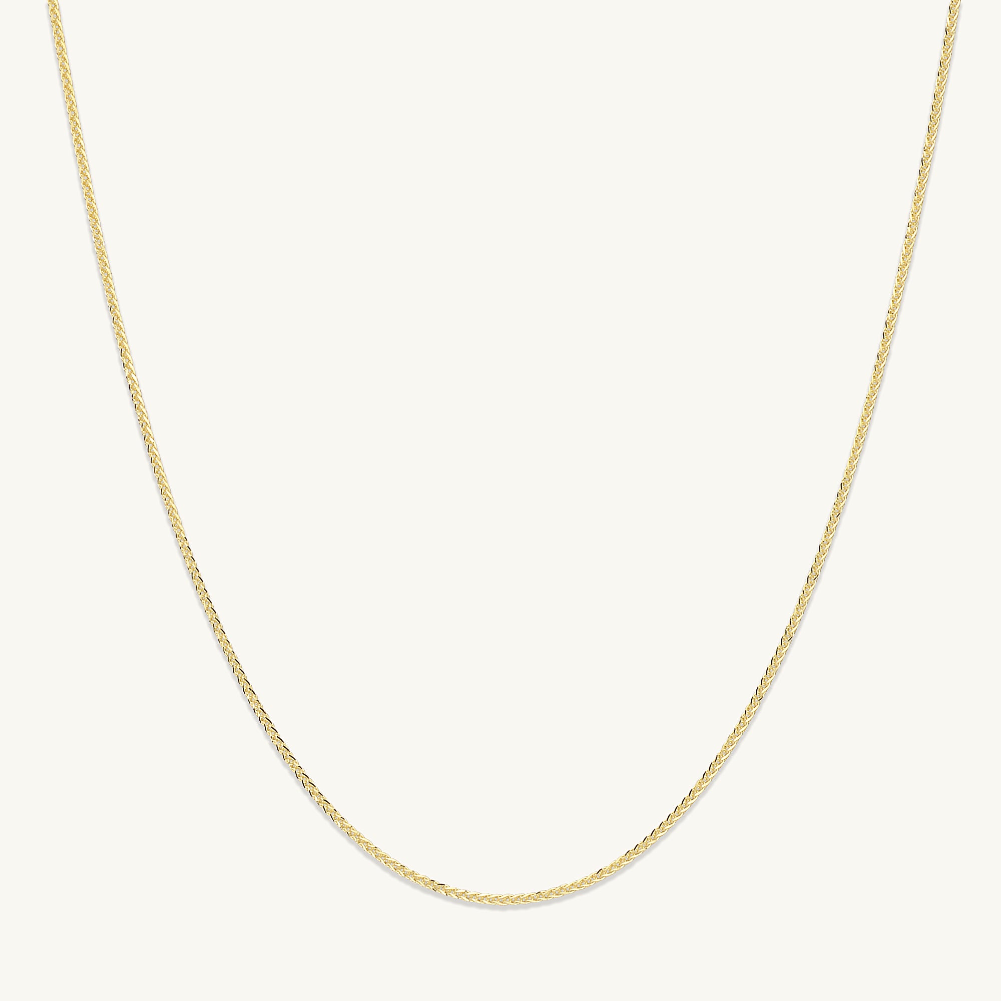 Thin Cable Chain Rope Necklace