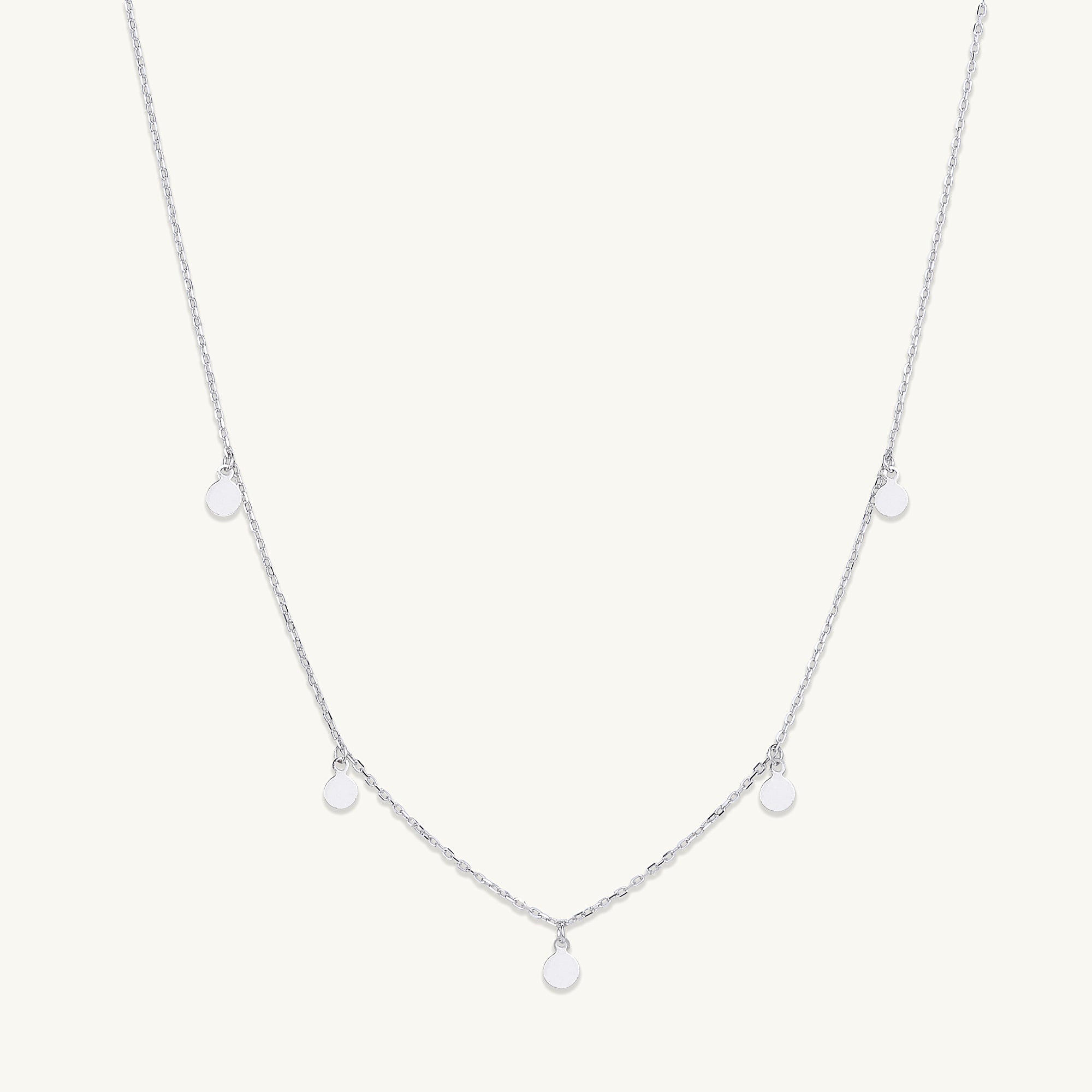 Aria Disc Dangling Necklace