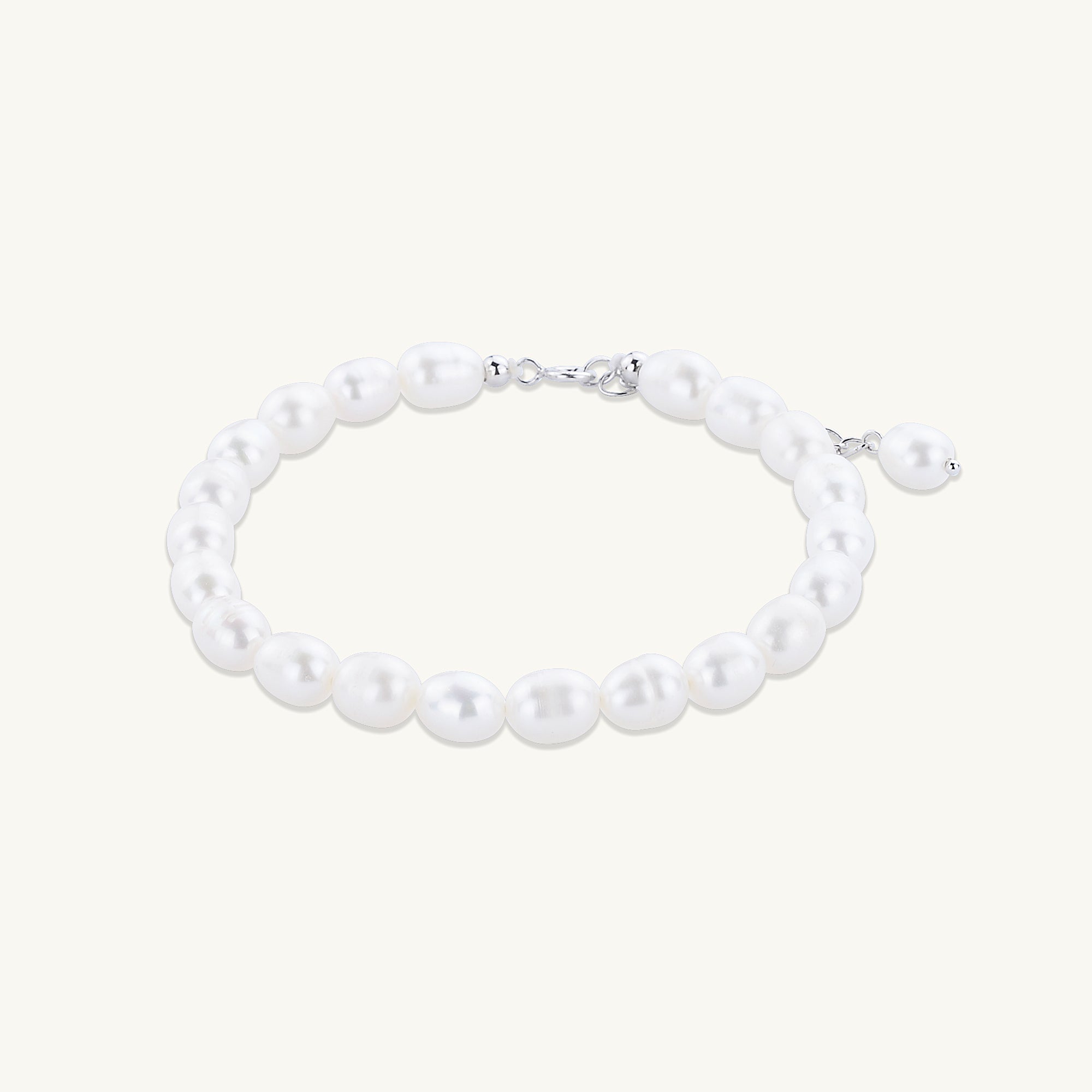 Classic Pearl Chain Bracelet