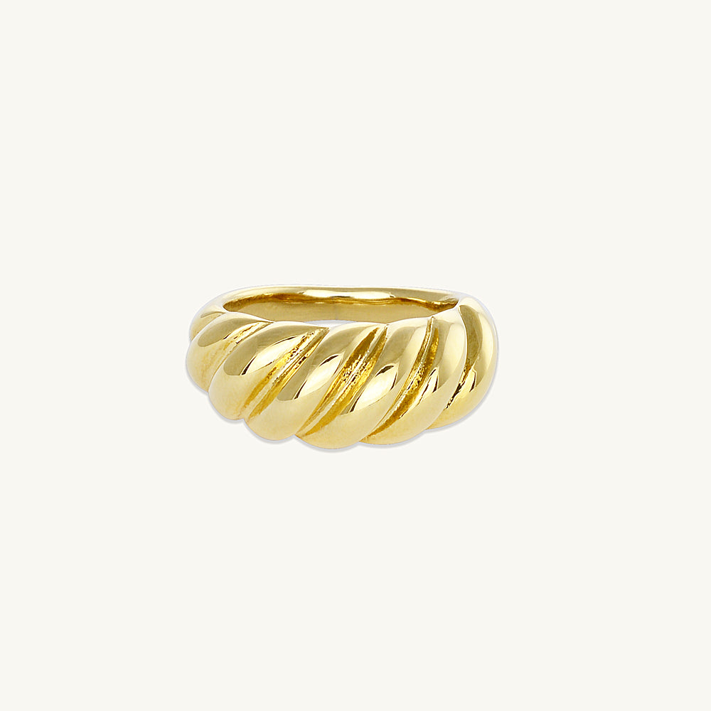 Croissant Dome Ring
