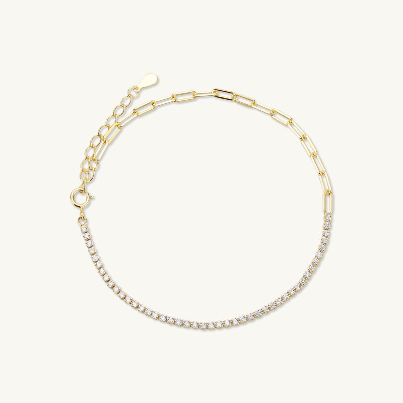 Tennis Link Chain Bracelet
