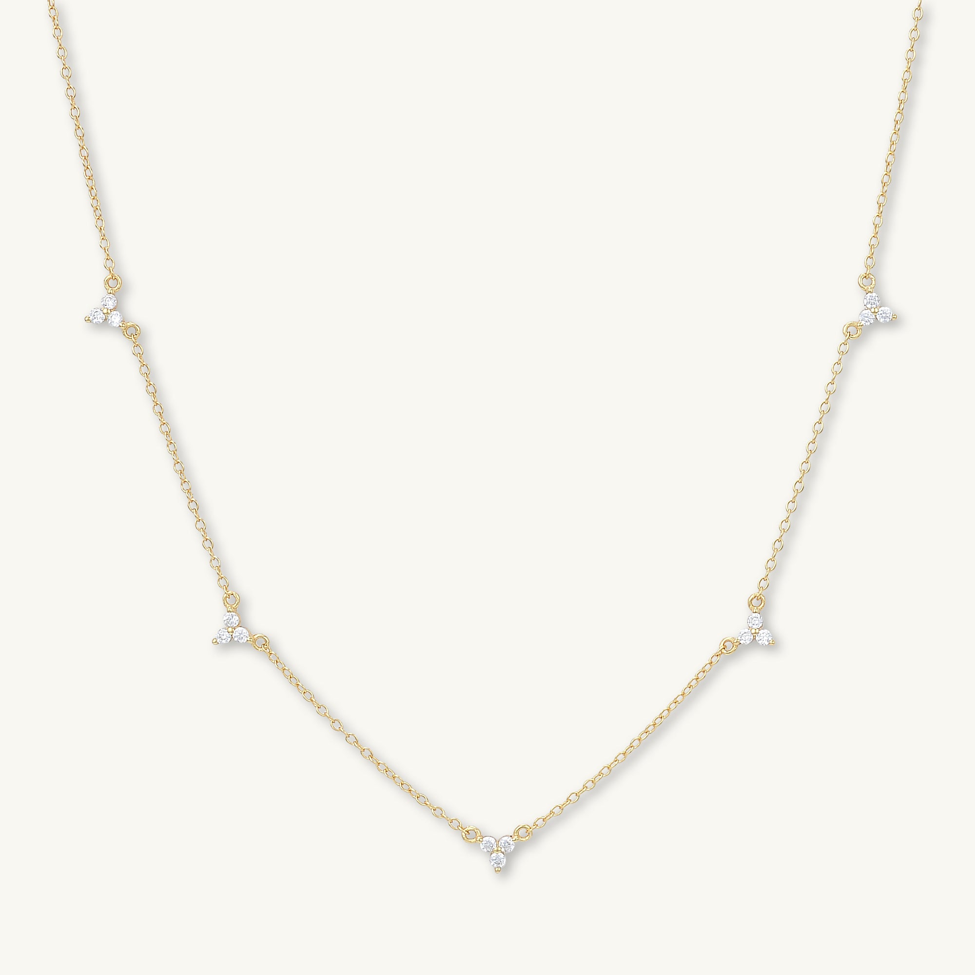 Lotus Station Chain Necklace
