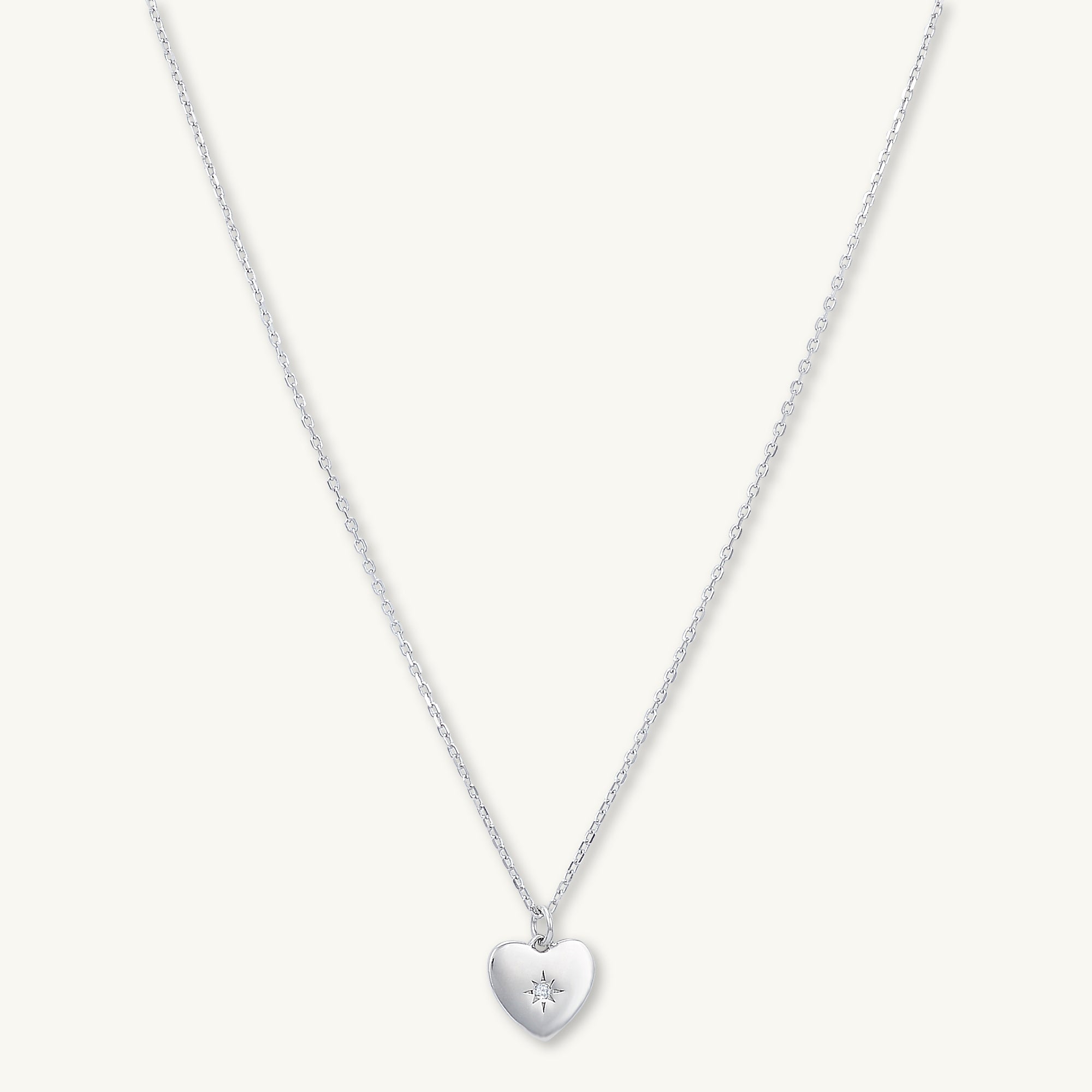 North Star Heart Necklace