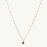 Classic Birthstone Necklace January