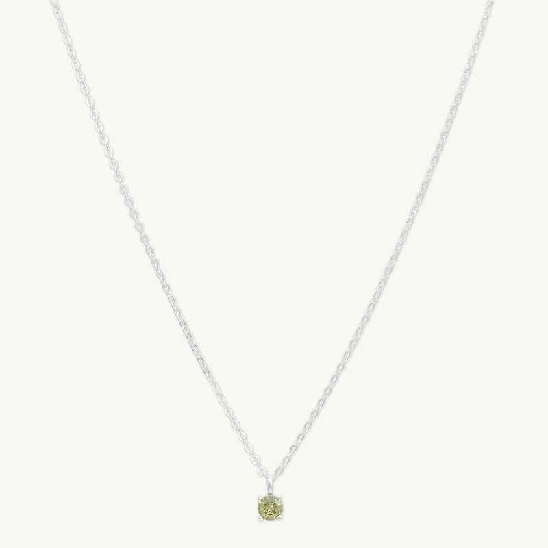 Classic Birthstone Necklace August
