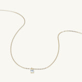 Classic Birthstone Necklace March