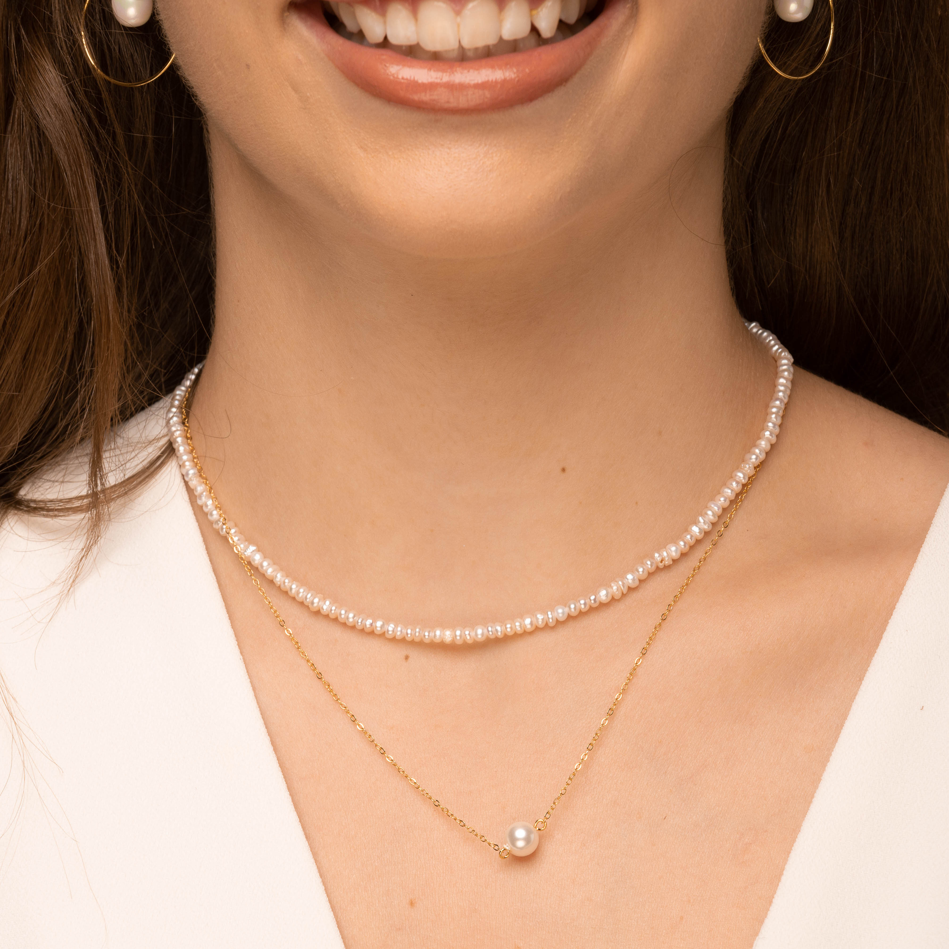 thin double layered pearl necklace rhinestone| Alibaba.com