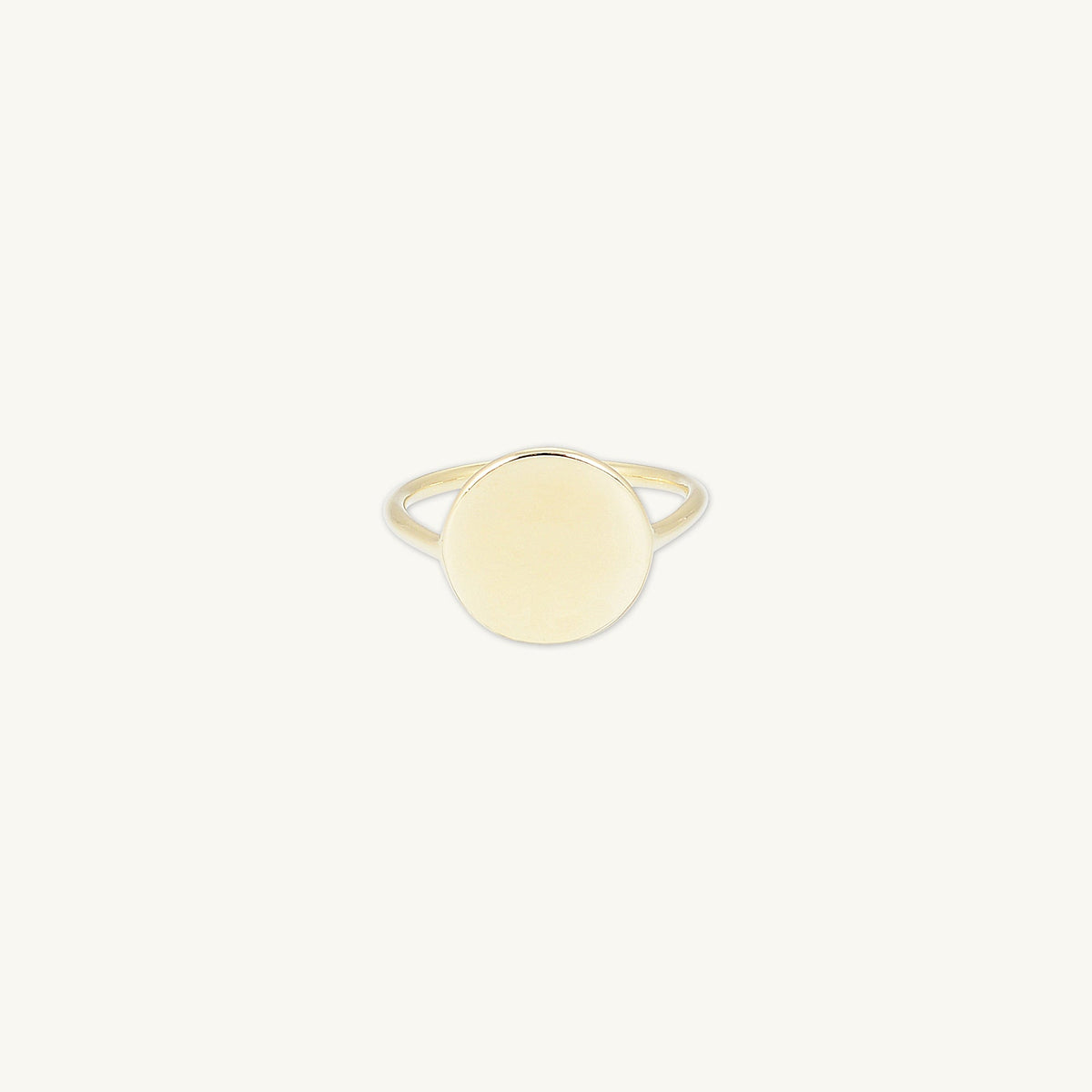 String Ring Disc Classic Disc Band Ring